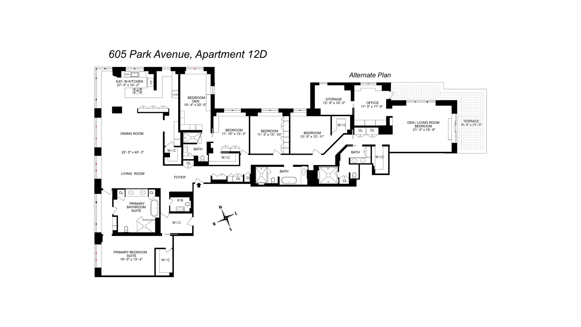 605 Park Avenue 12B Upper East Side New York NY 10065