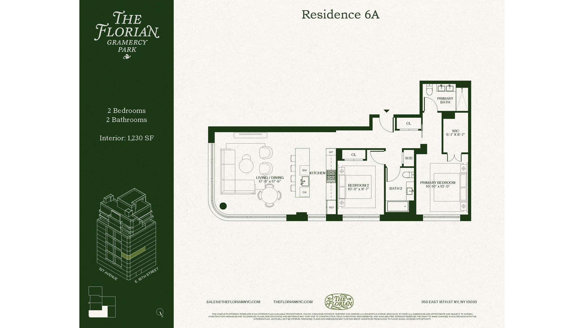 350 East 18th Street 6A Gramercy Park New York NY 10003