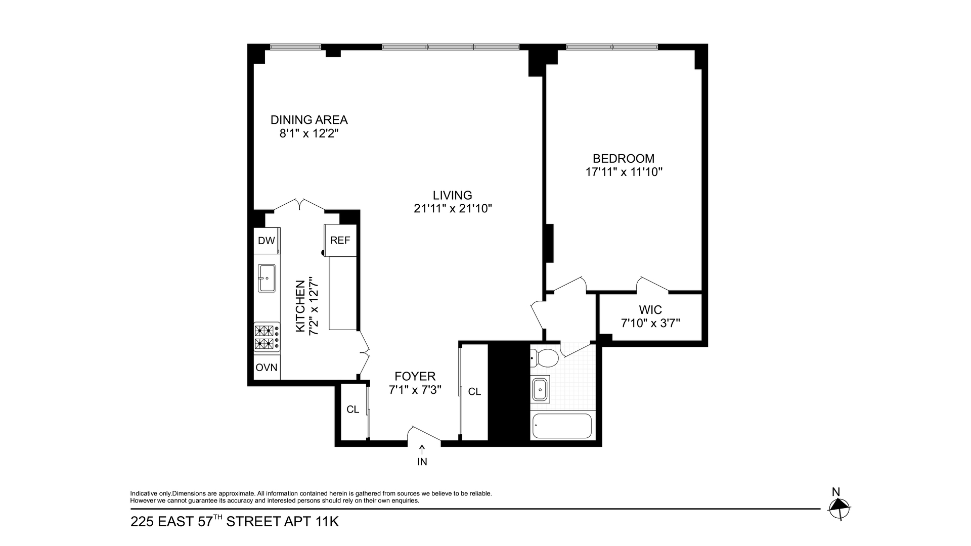 225 East 57th Street 11K Midtown East New York NY 10022