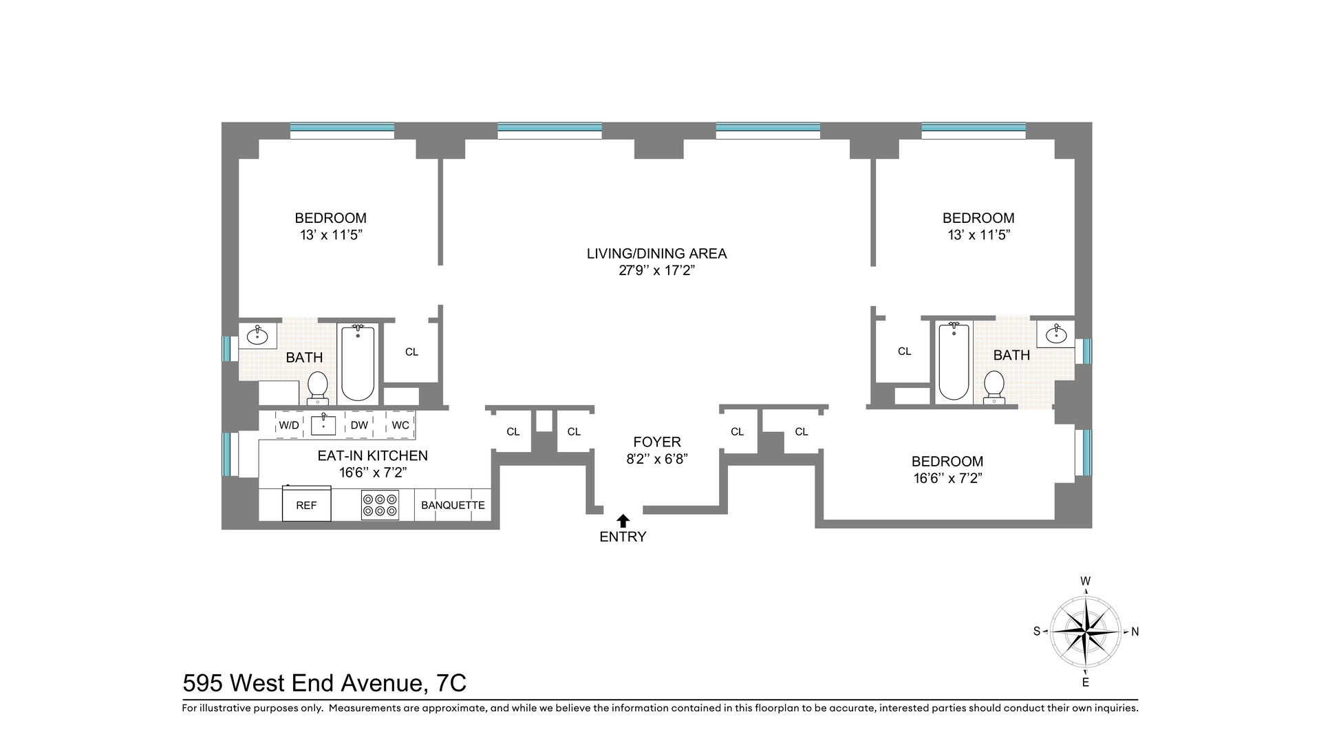 595 West End Avenue 7C Upper West Side New York NY 10024
