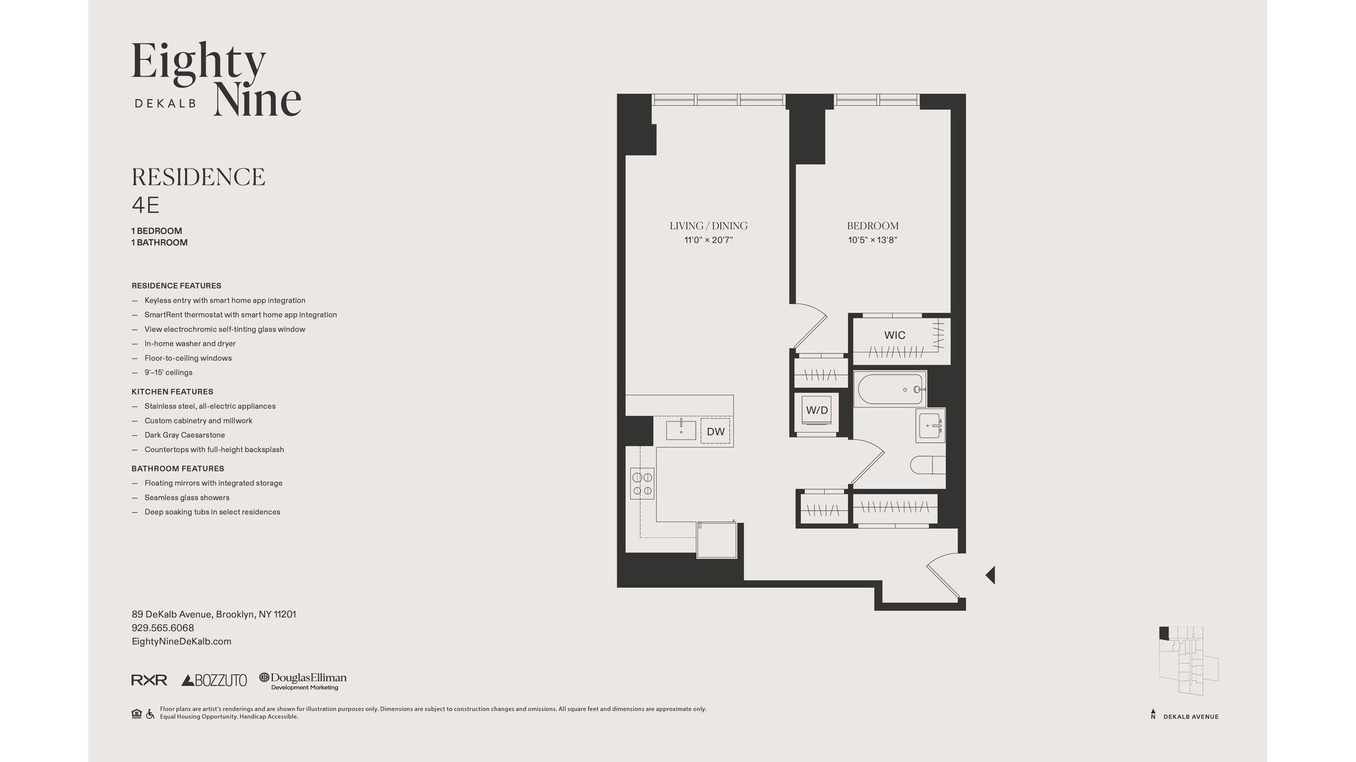 89 De Kalb Avenue 4E Fort Greene Brooklyn NY 11201