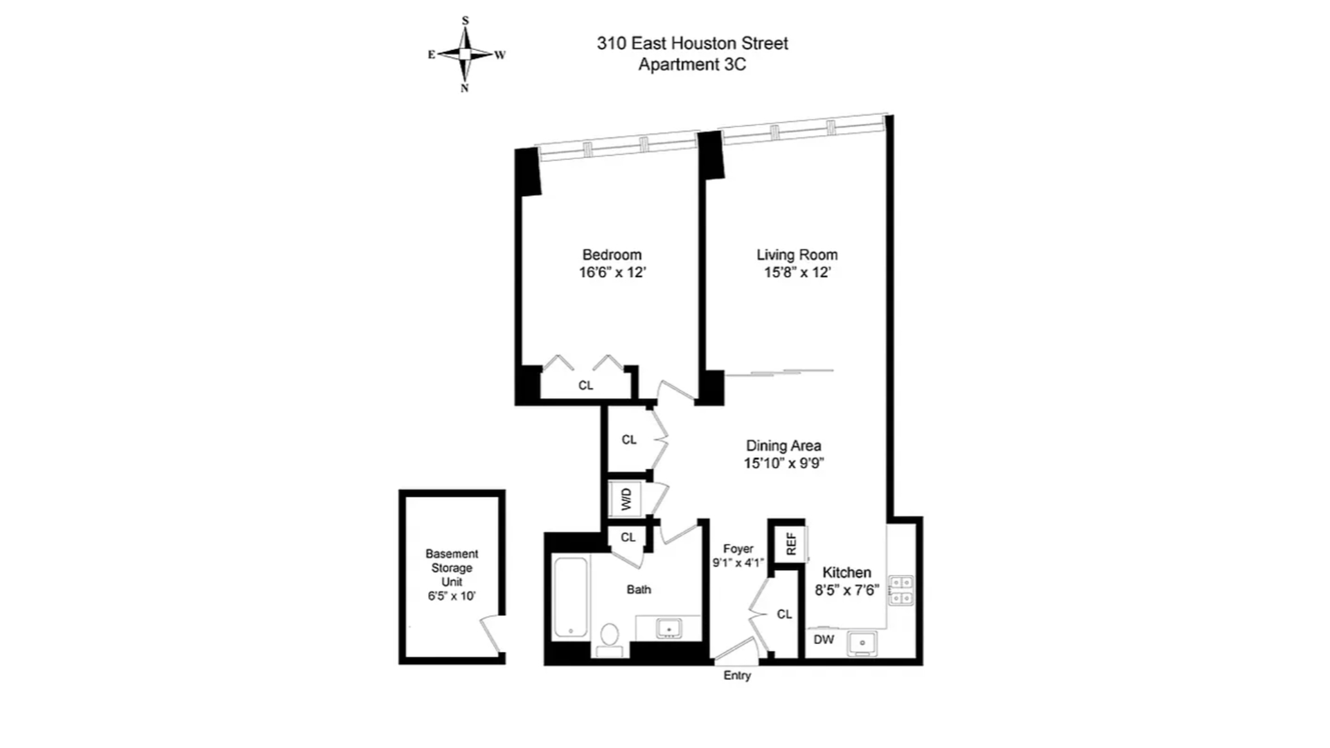 310 East Houston Street 3C E. Greenwich Village New York NY 10009