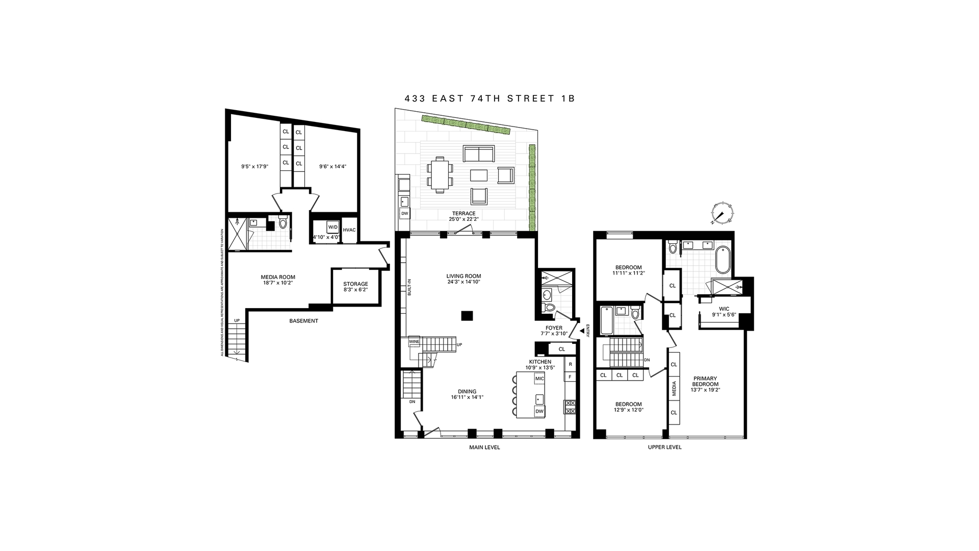 433 East 74th Street TH/1B Upper East Side New York NY 10021