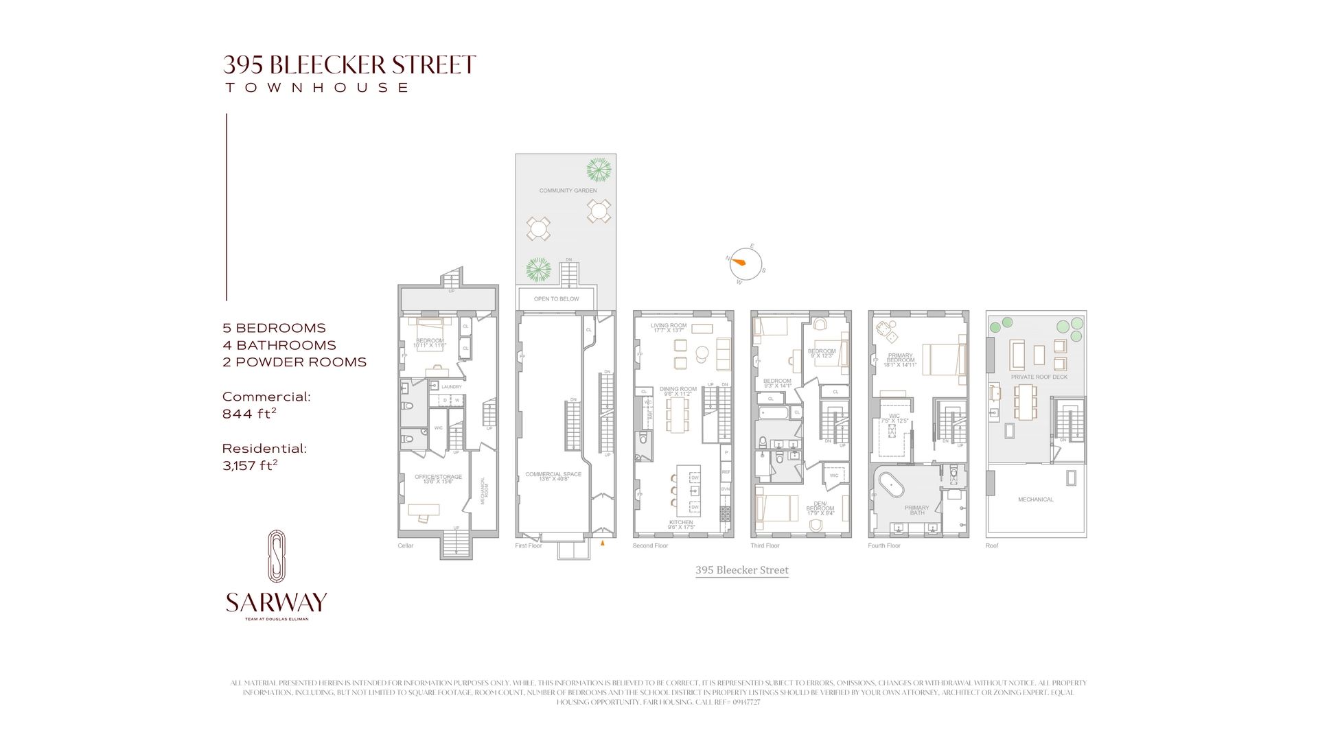 395 Bleecker Street N/A W. Greenwich Village New York NY 10014