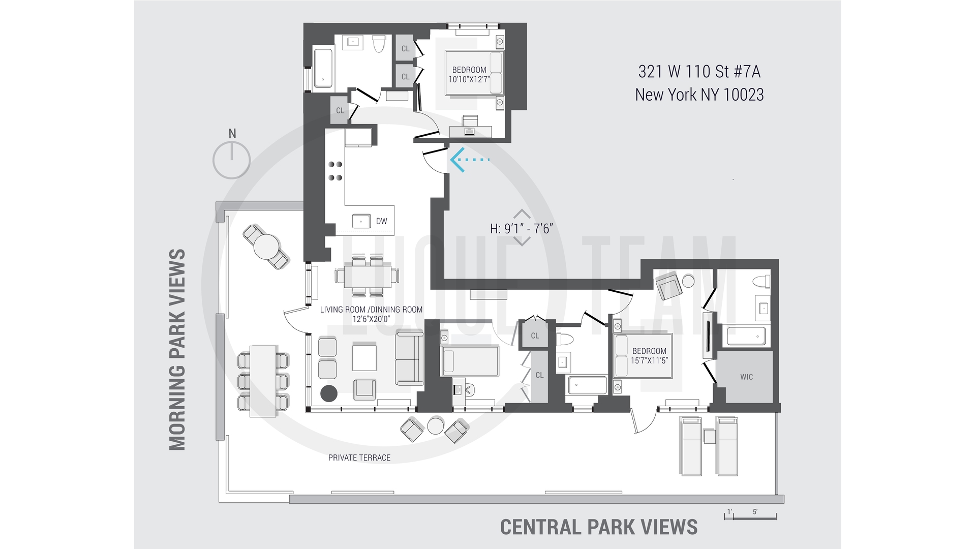 321 West 110th Street 7A Manhattan Valley New York NY 10026