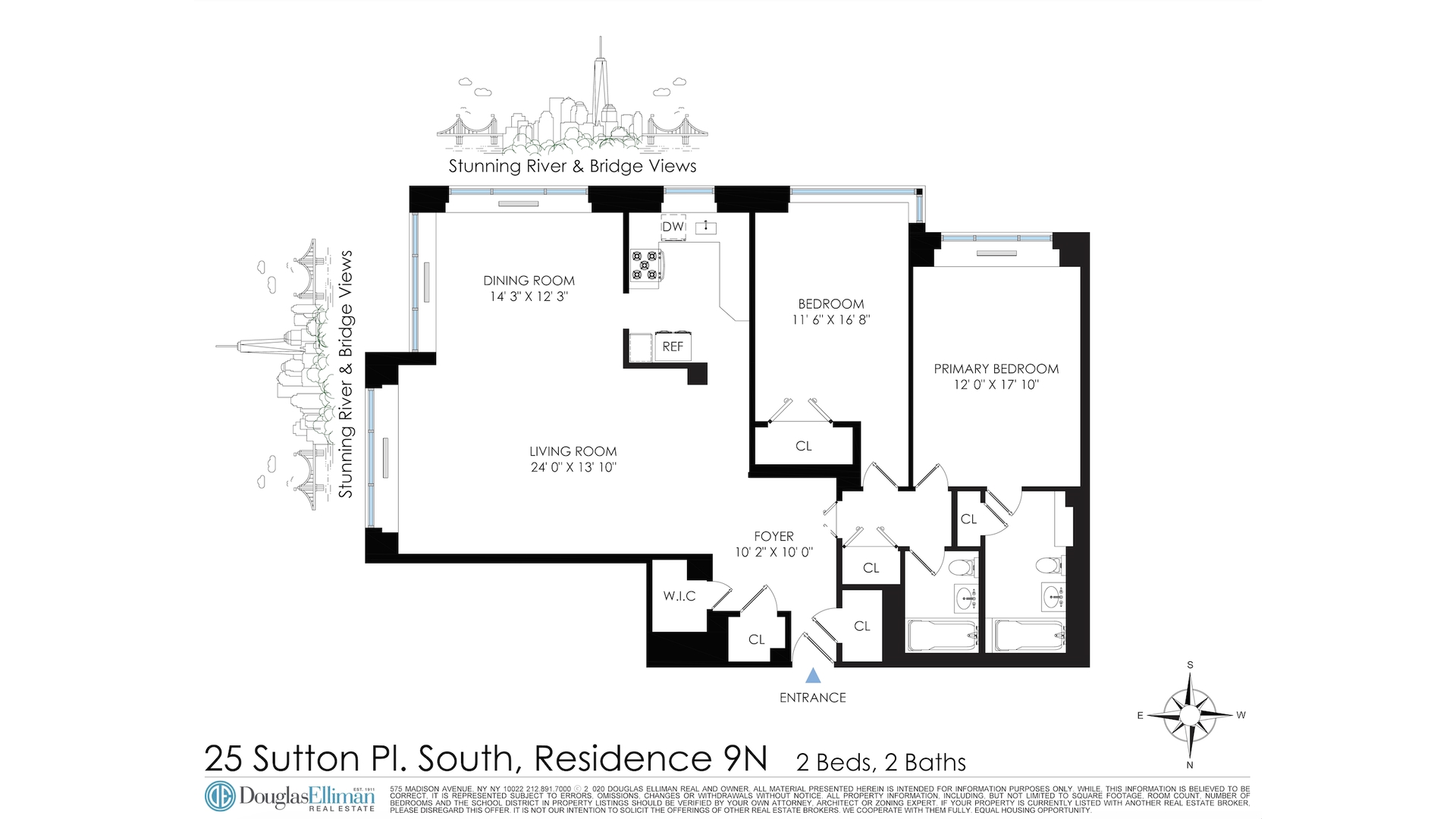 25 Sutton Place South 9N Sutton Place New York NY 10022