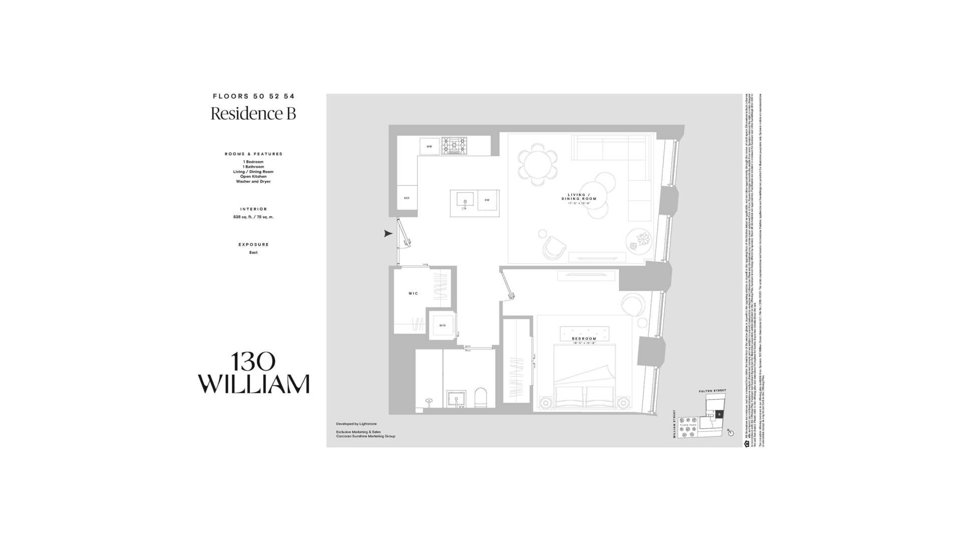 130 William Street 50B Seaport District New York NY 10038