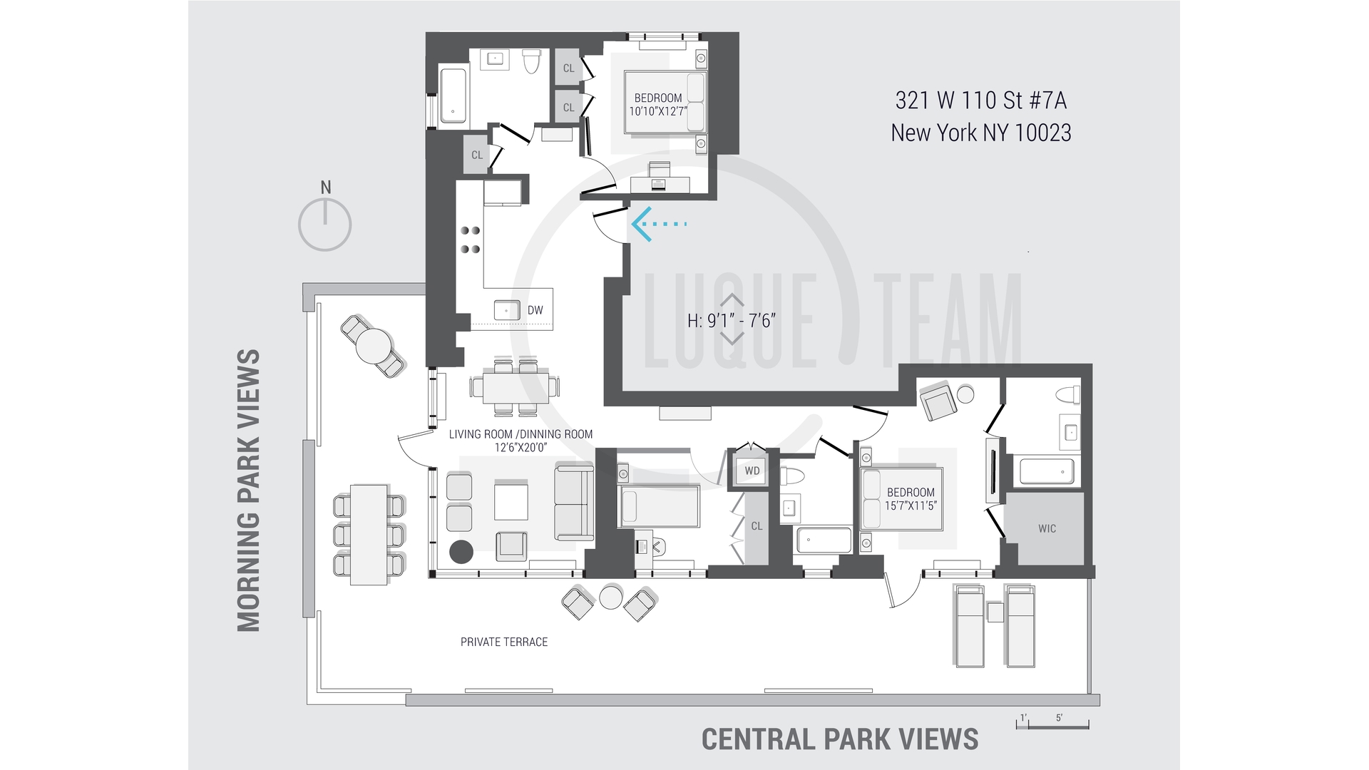 321 West 110th Street 7A Manhattan Valley New York NY 10026