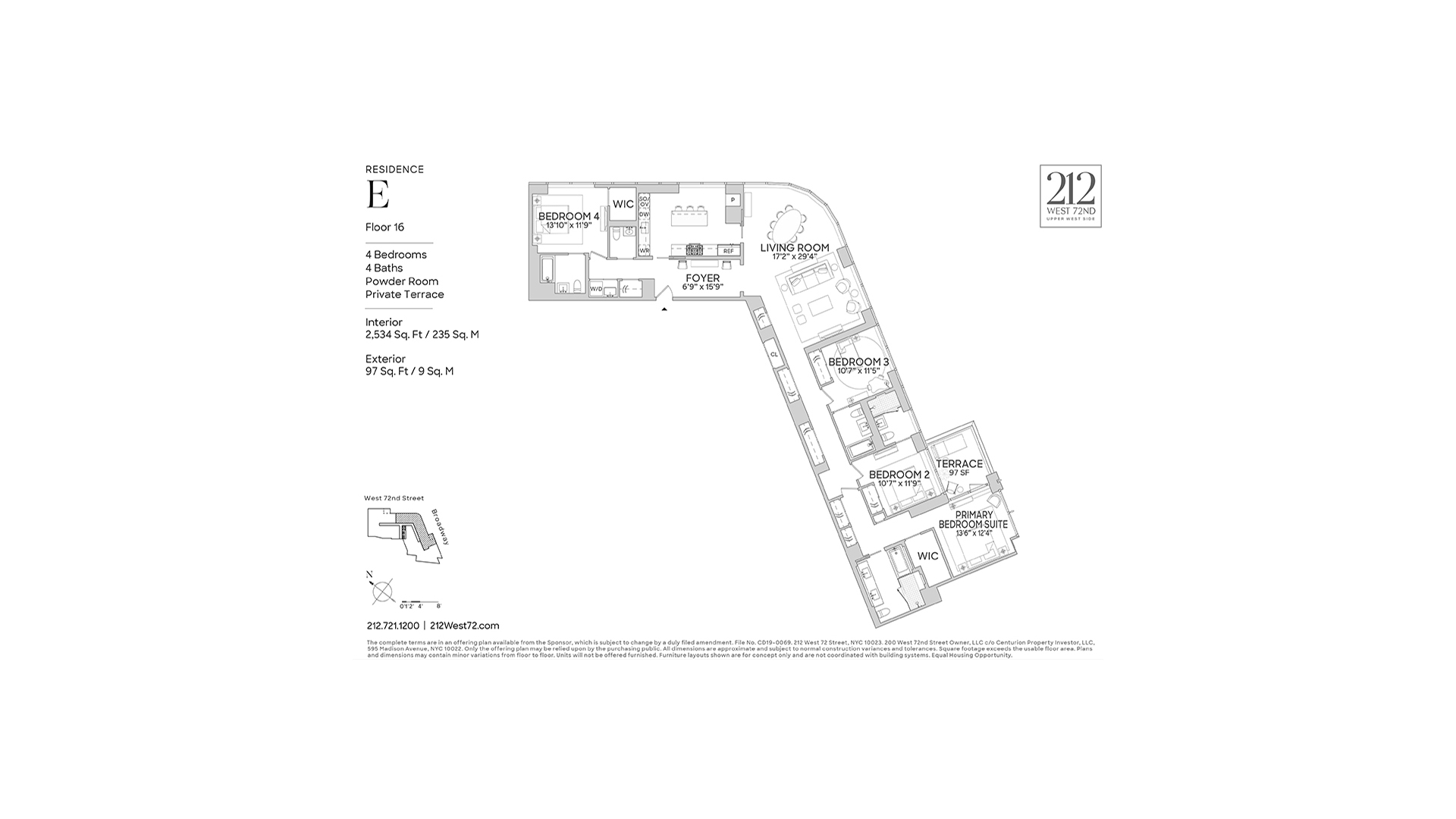 212 West 72nd Street Lincoln Square New York NY 10023