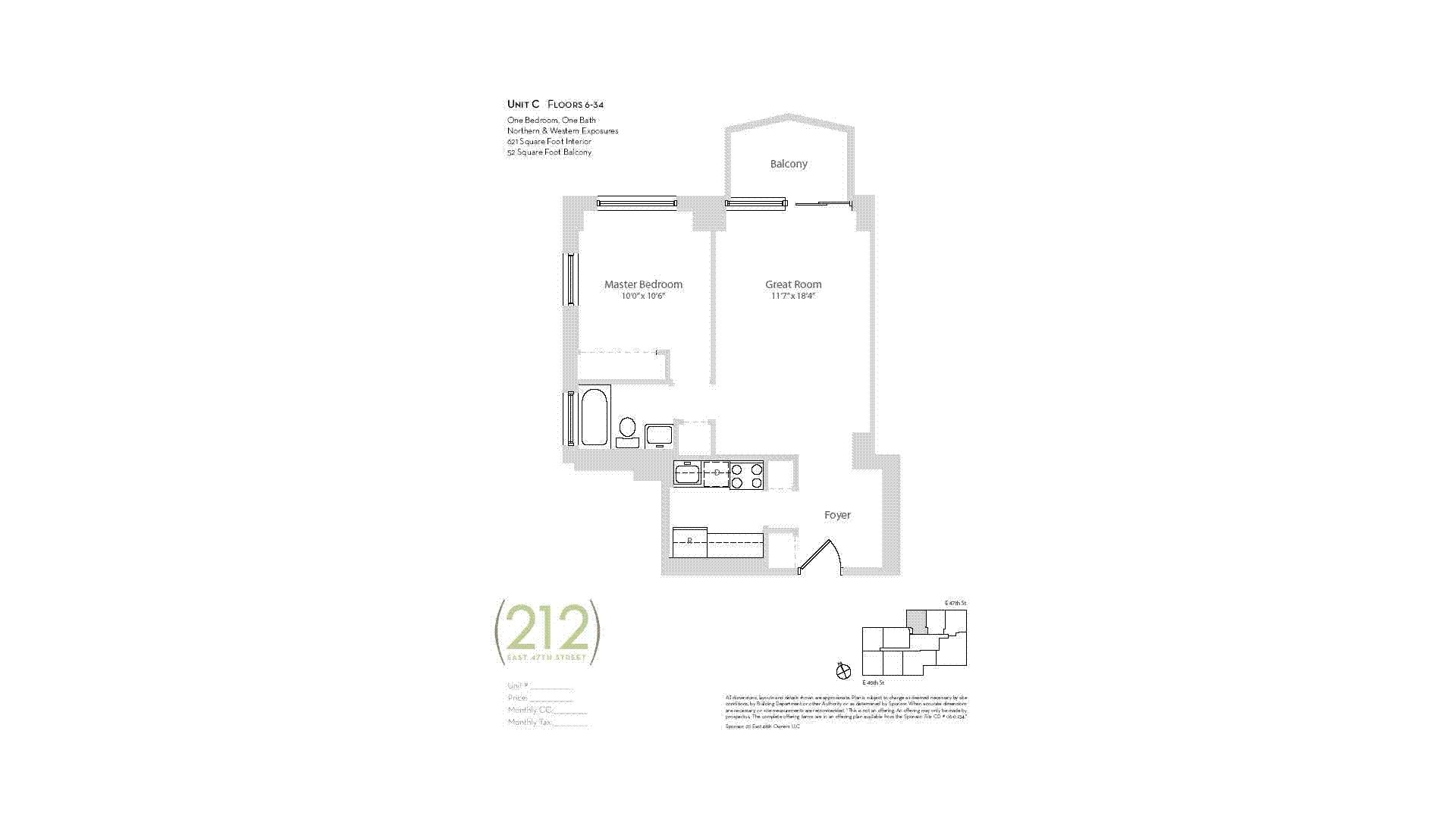 212 East 47th Street 29B Turtle Bay New York NY 10017