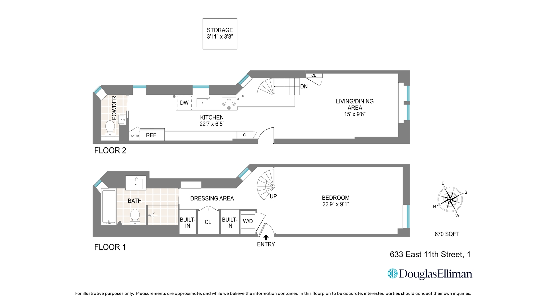 633 East 11th Street 1 E. Greenwich Village New York NY 10009