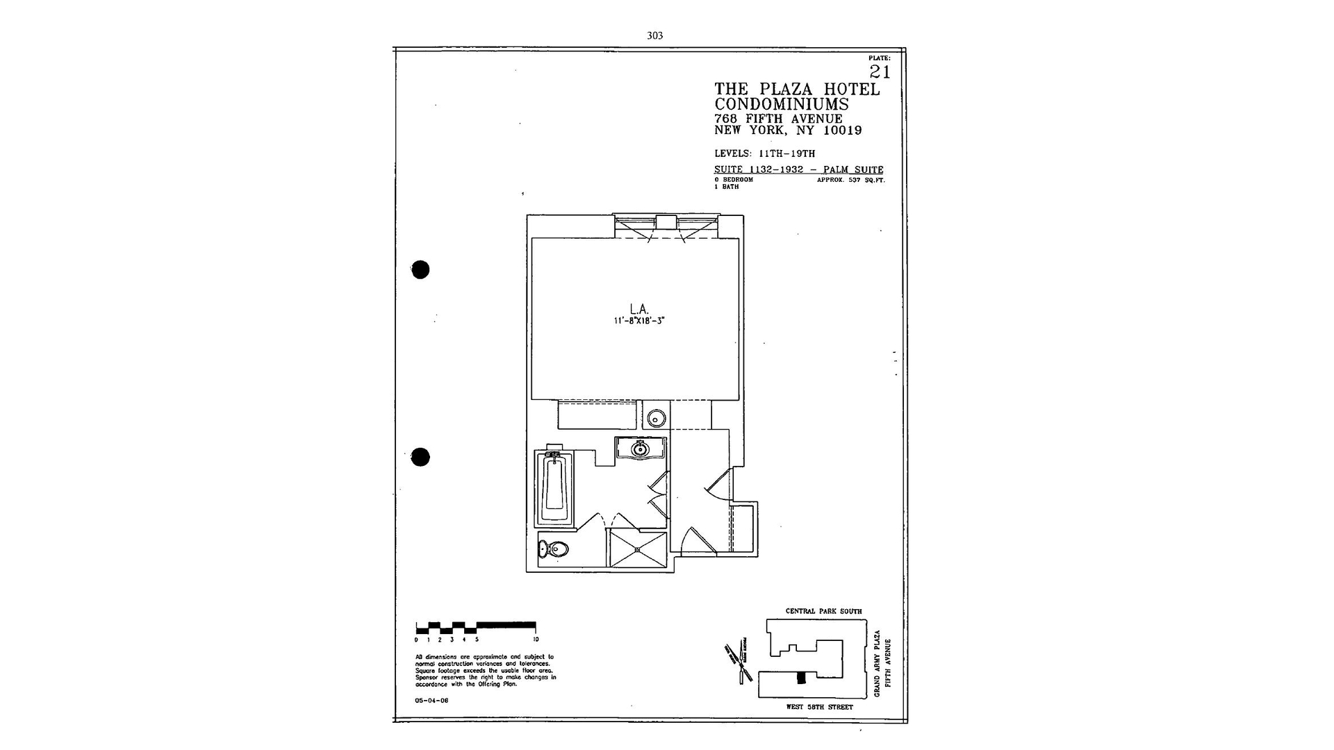 1 Central Park South 1332 Central Park South New York NY 10019
