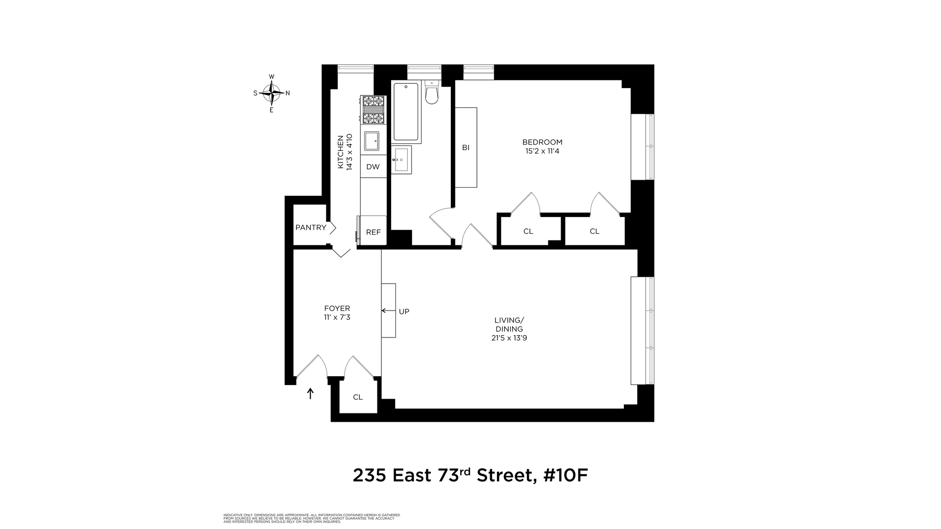 235 East 73rd Street 10F Upper East Side New York NY 10021