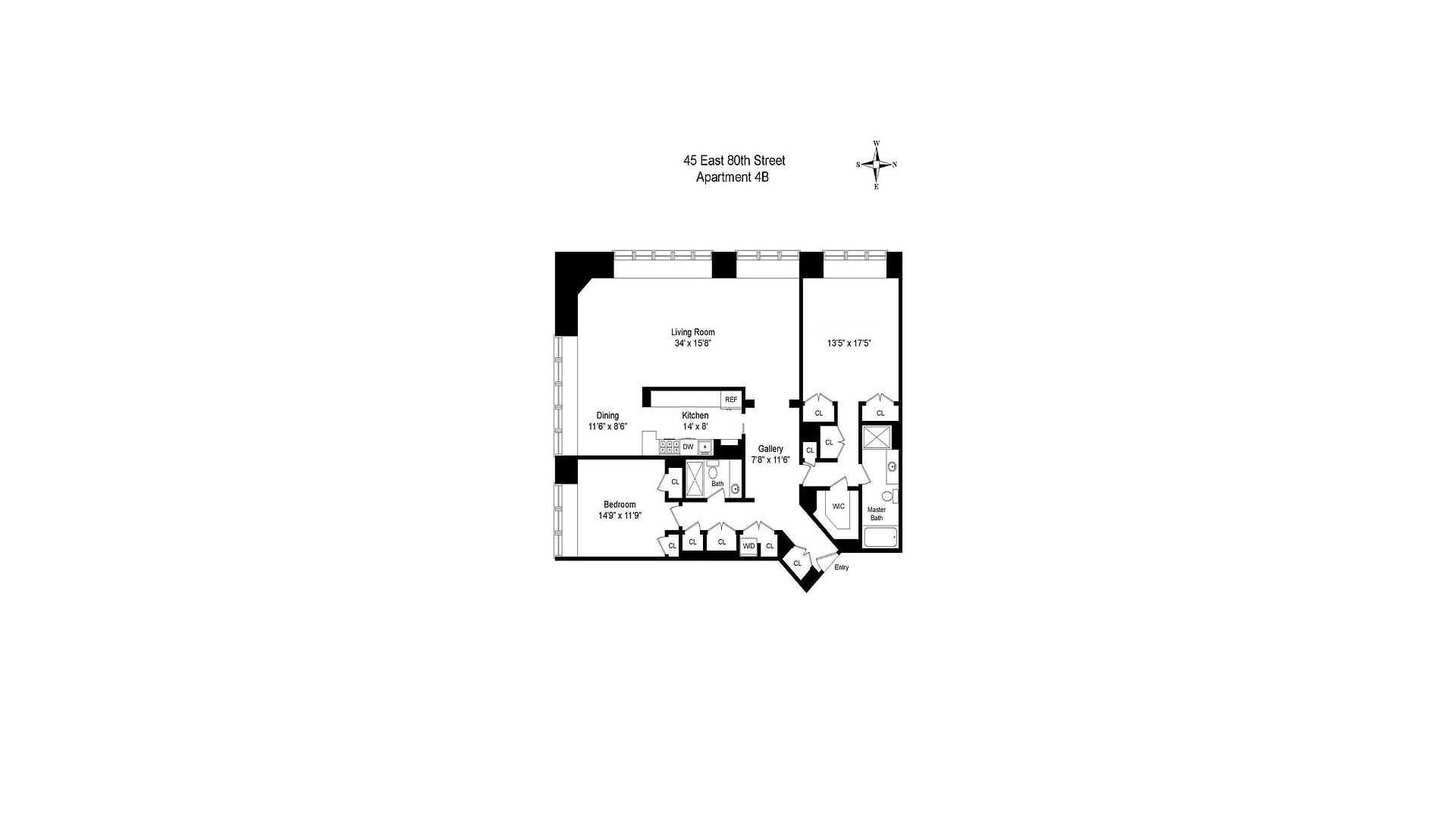 45 East 80th Street 4B Upper East Side New York NY 10075