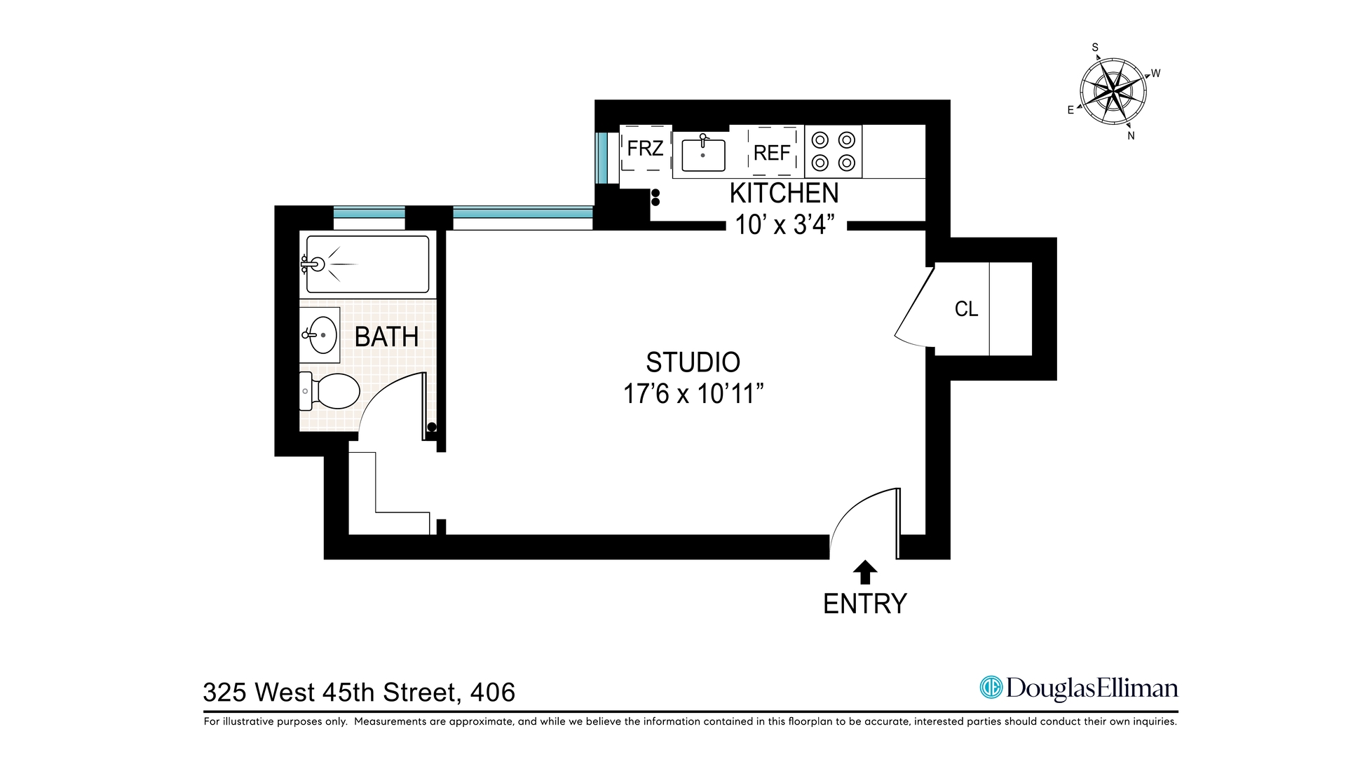 325 West 45th Street 406 Clinton New York NY 10036