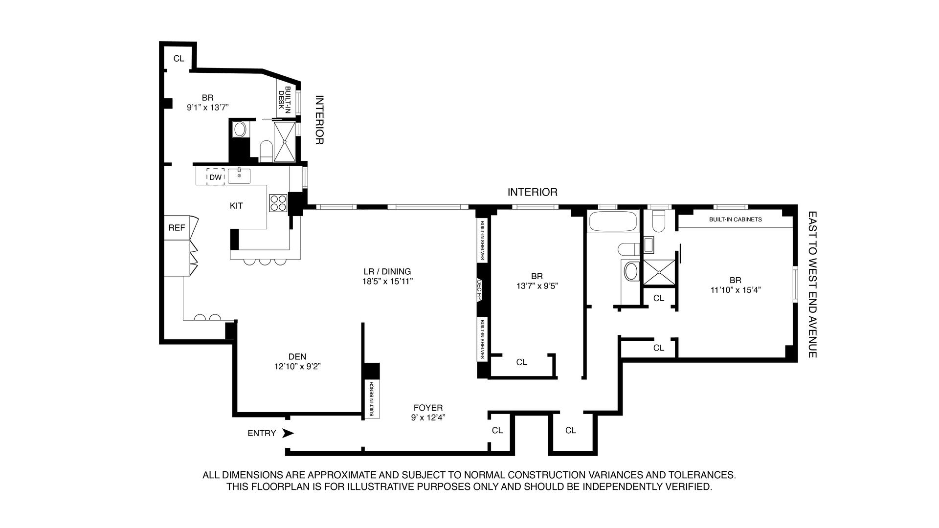 645 West End Avenue 10C Upper West Side New York NY 10025