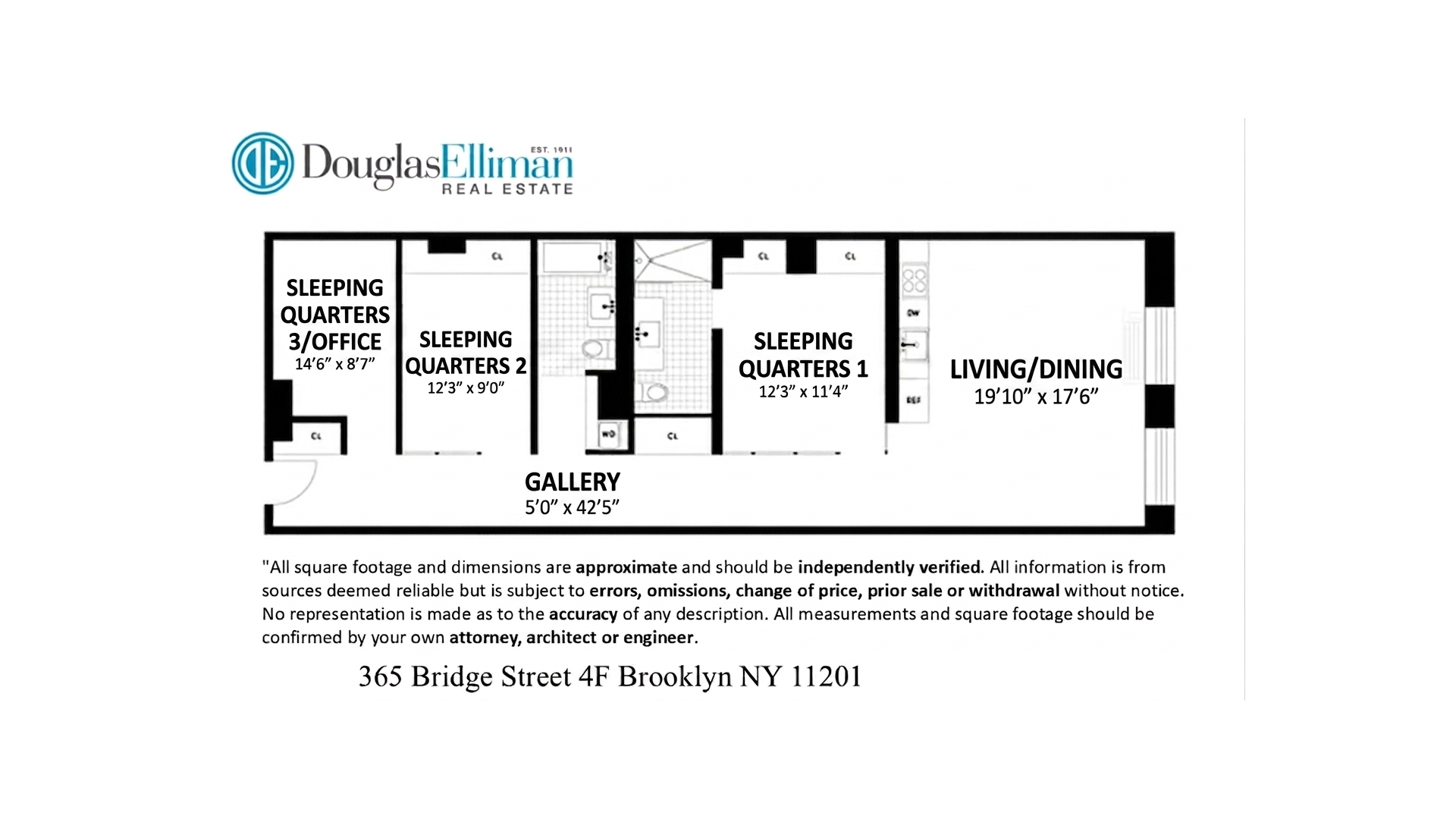 365 Bridge Street 4F Downtown Brooklyn NY 11201