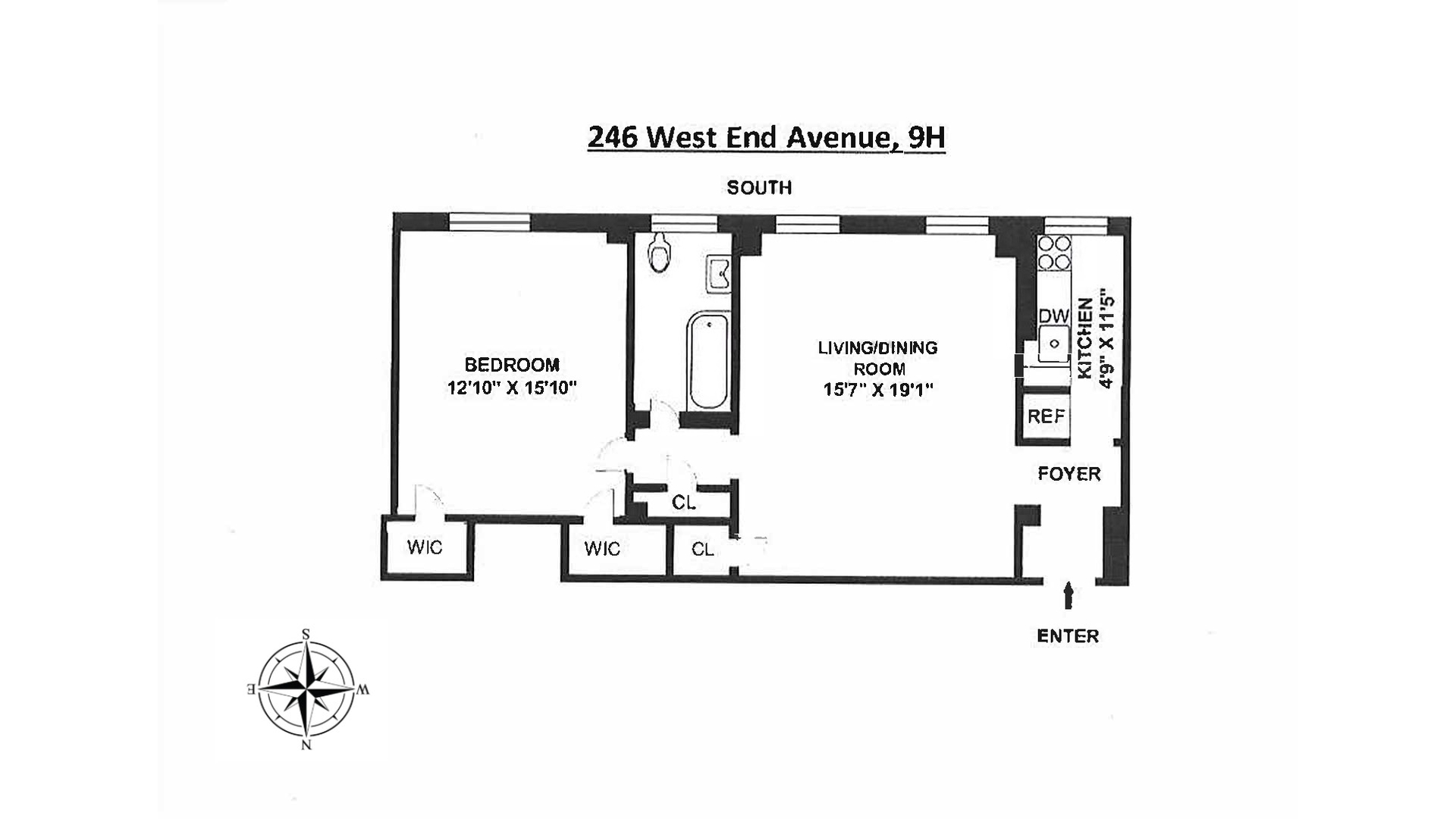 246 West End Avenue 9H Lincoln Square New York NY 10023