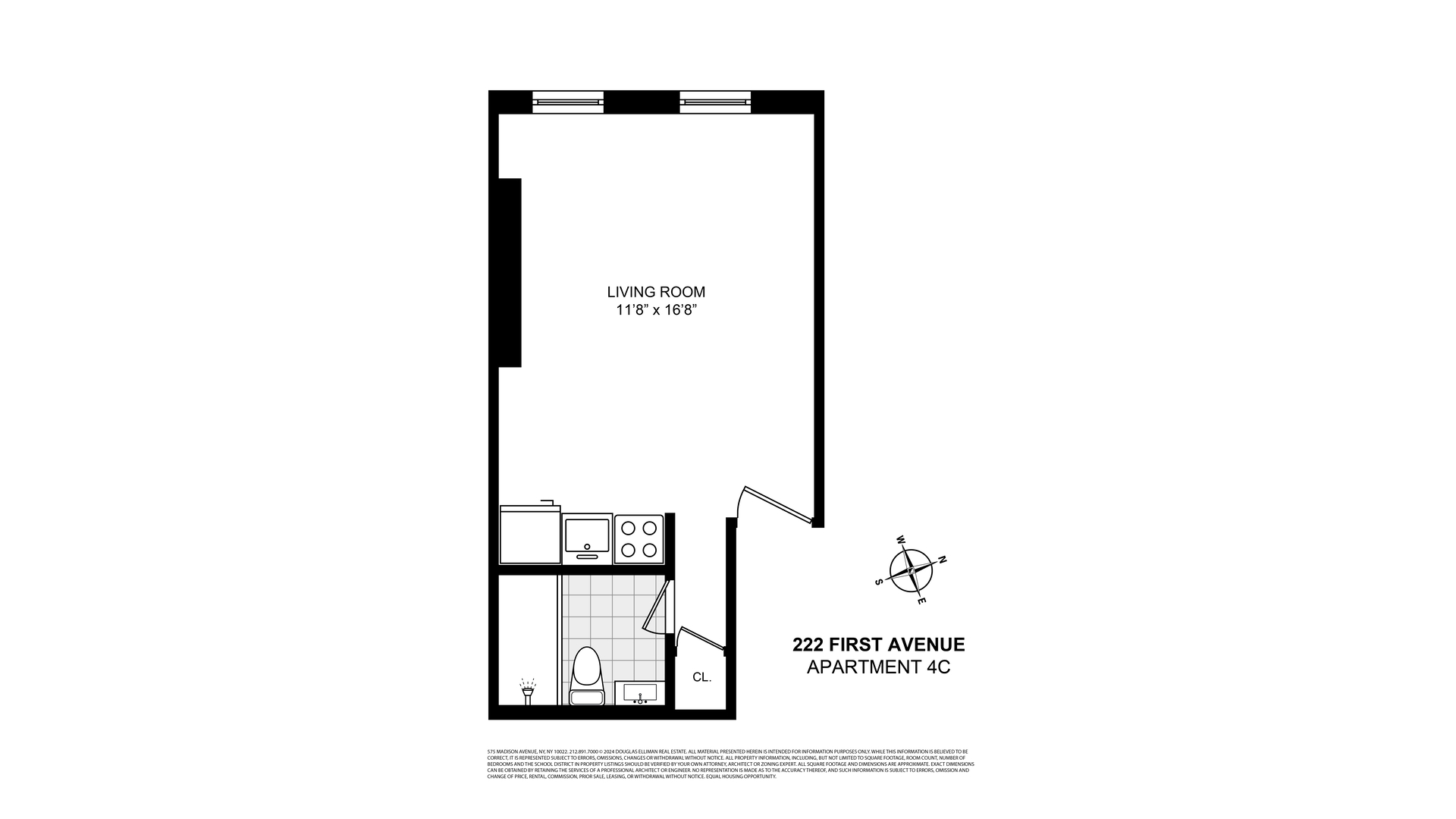 222 First Avenue 2C E. Greenwich Village New York NY 10009