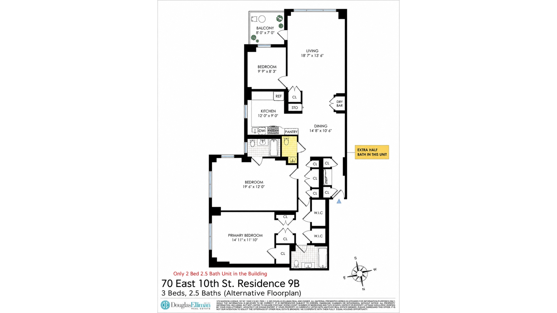 70 East 10th Street 9B Greenwich Village New York NY 10003