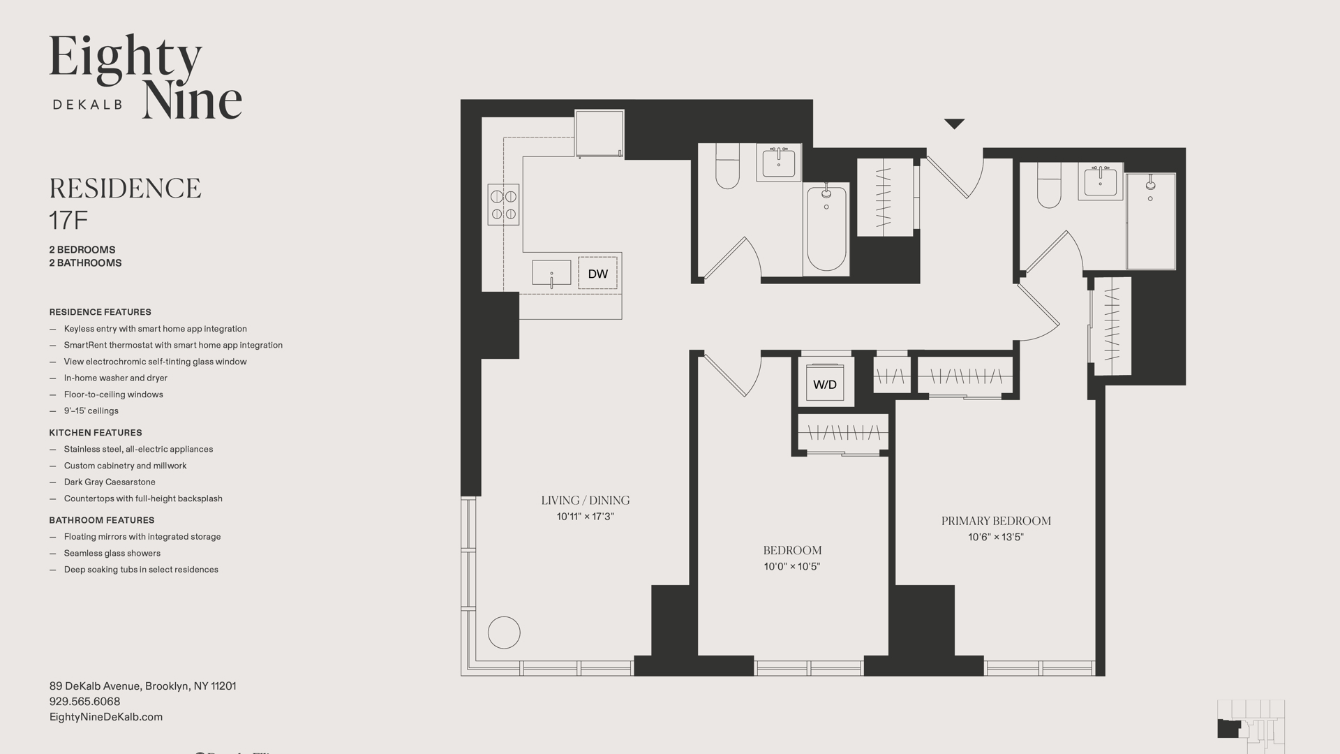89 De Kalb Avenue 17F Fort Greene Brooklyn NY 11201