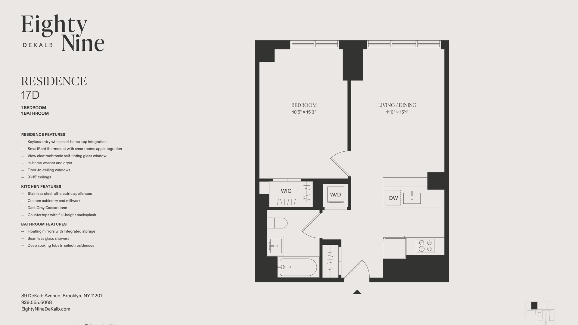 89 De Kalb Avenue 17D Fort Greene Brooklyn NY 11201