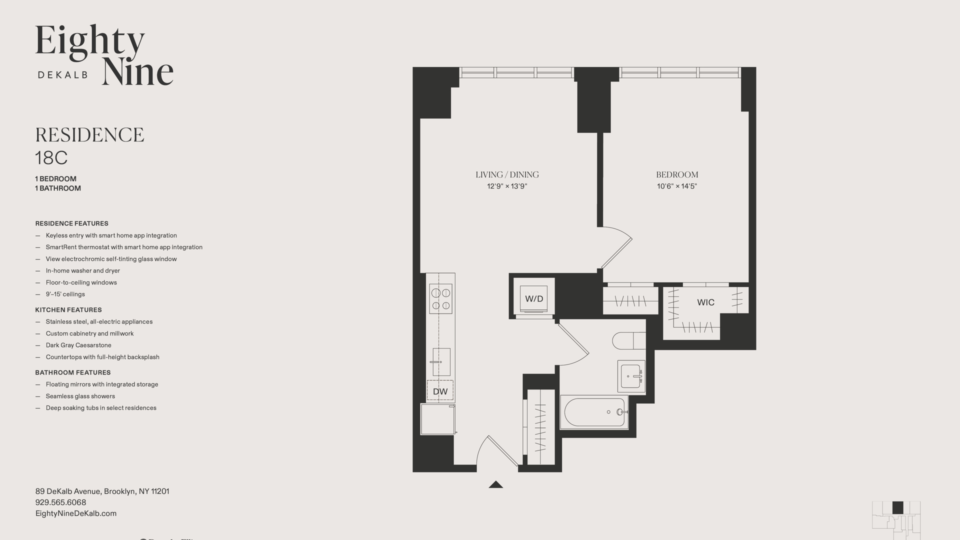 89 De Kalb Avenue 18C Fort Greene Brooklyn NY 11201