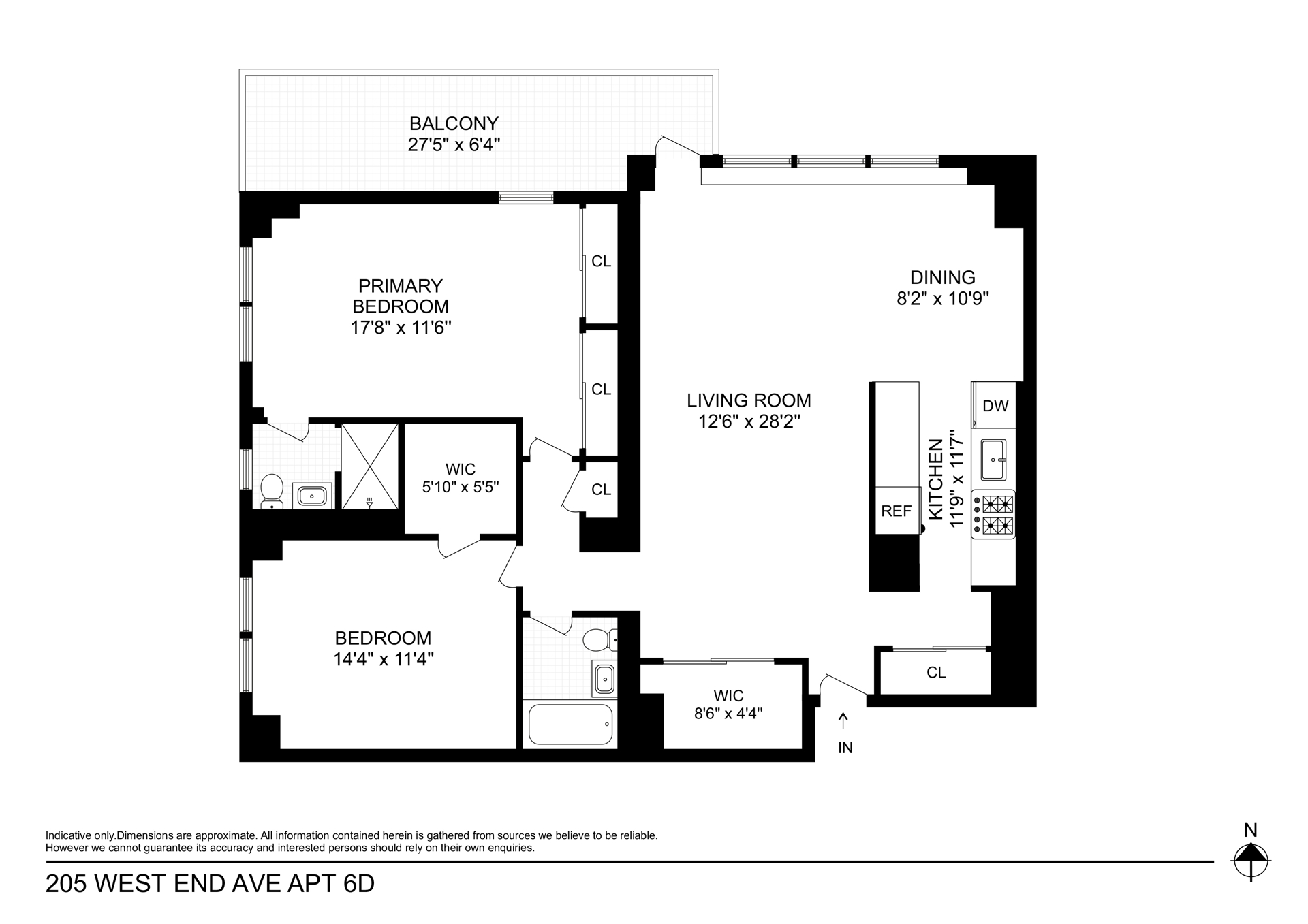 205 West End Avenue 6D Lincoln Square New York NY 10023