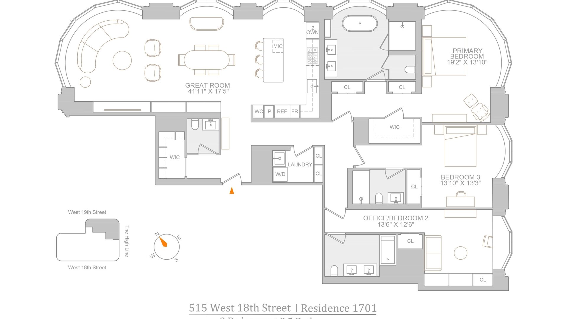515 West 18th Street 1701 Chelsea New York NY 10011