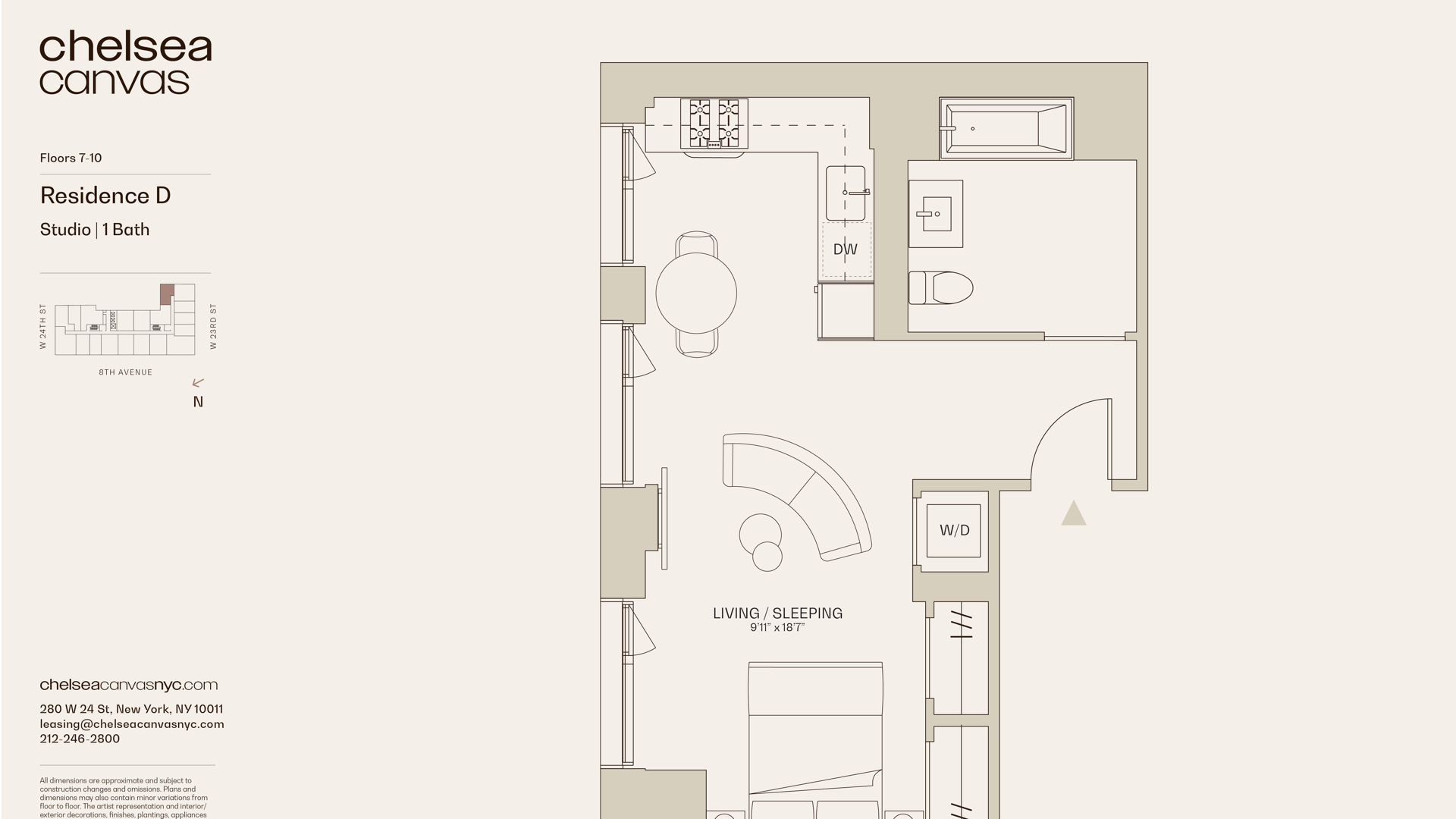 280 West 24th Street 8D Chelsea New York NY 10011