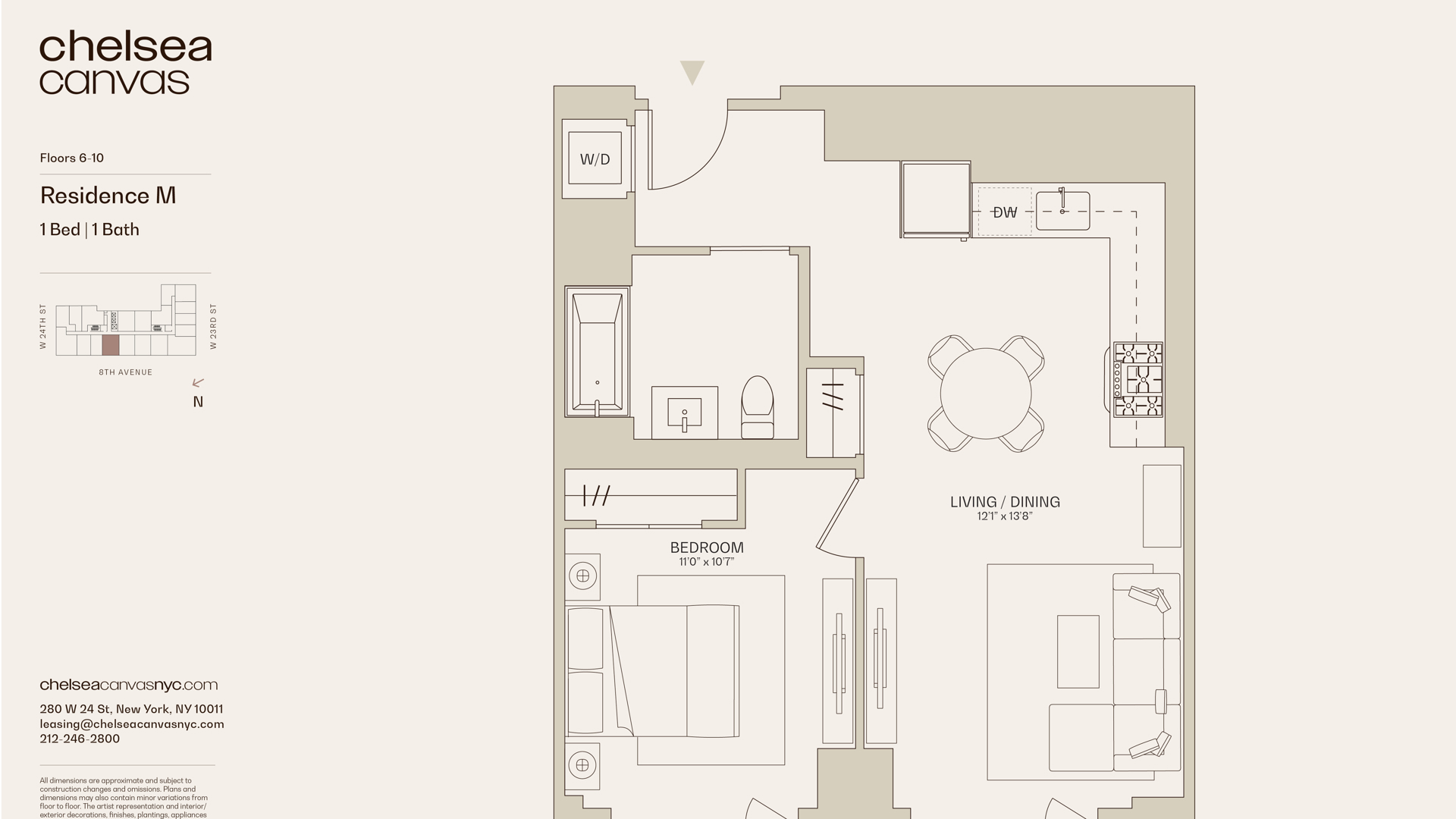 280 West 24th Street 6M Chelsea New York NY 10011