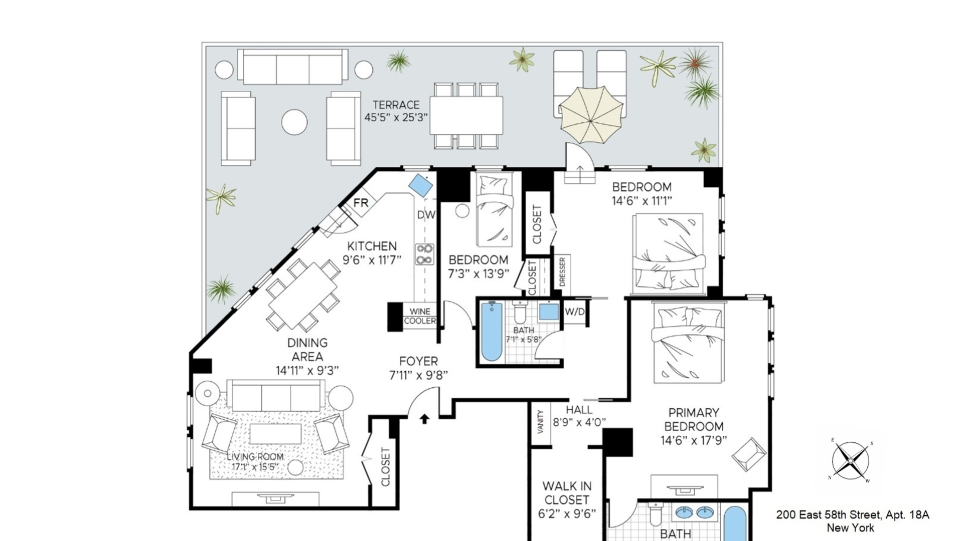 200 East 58th Street 18A Midtown East New York NY 10022