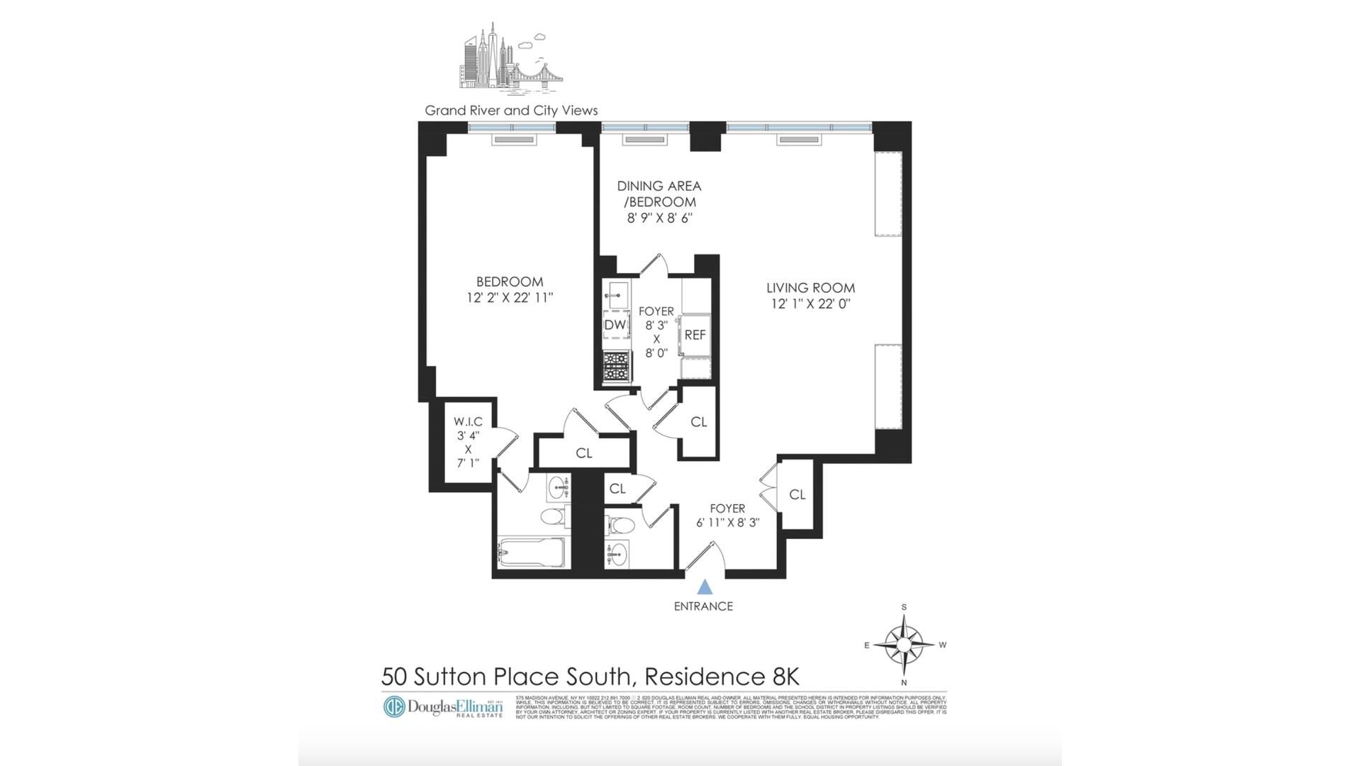 50 Sutton Place South 8K Sutton Place New York NY 10022
