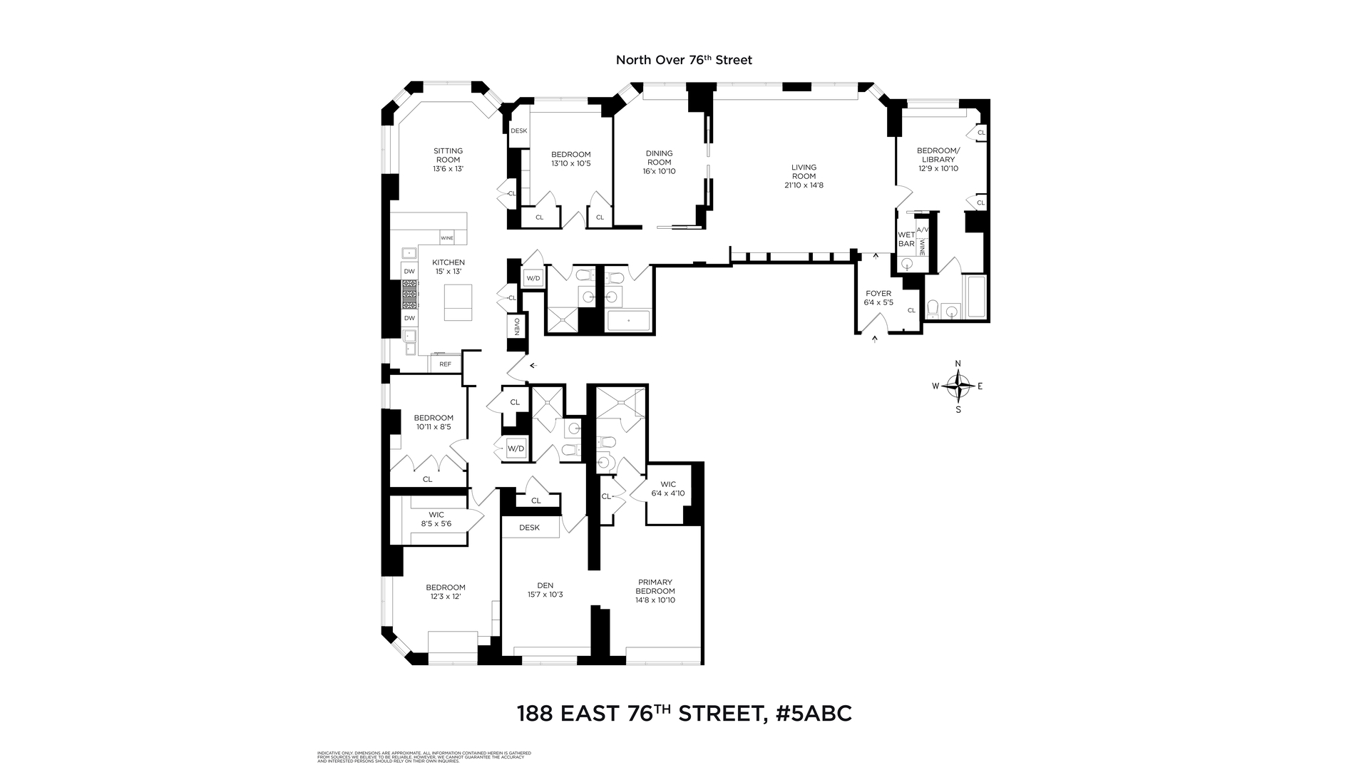 188 East 76th Street 5ABC Upper East Side New York NY 10021
