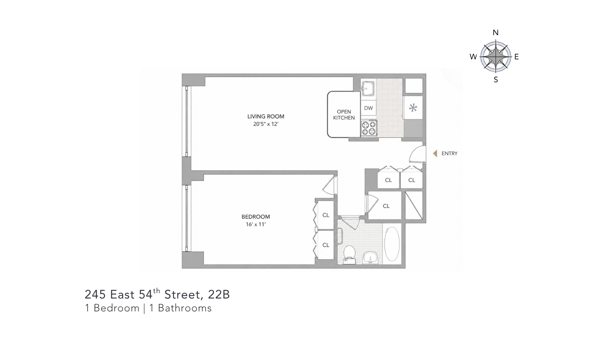 245 East 54th Street 22B Turtle Bay New York NY 10022