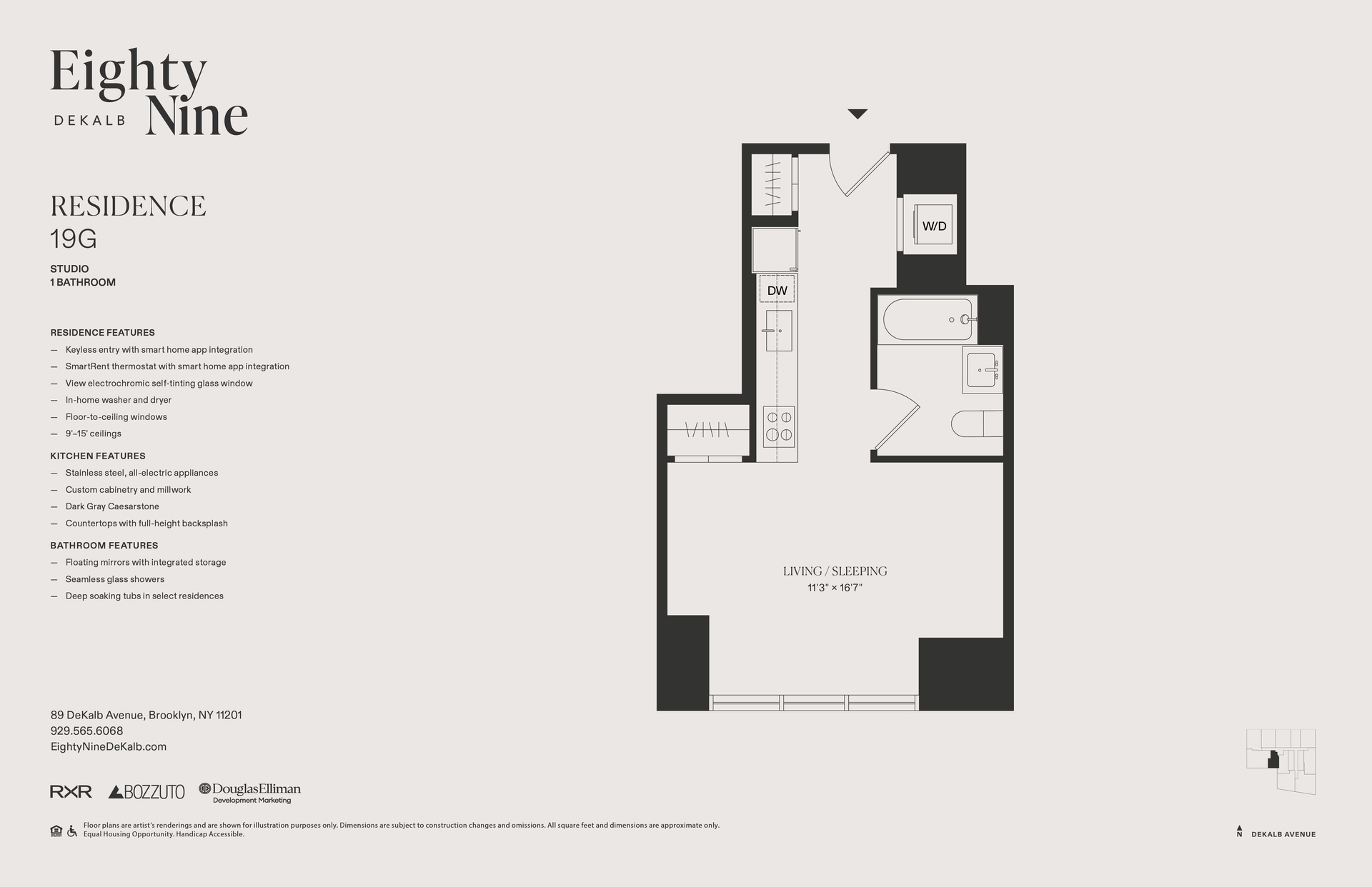 89 De Kalb Avenue 19G Fort Greene Brooklyn NY 11201