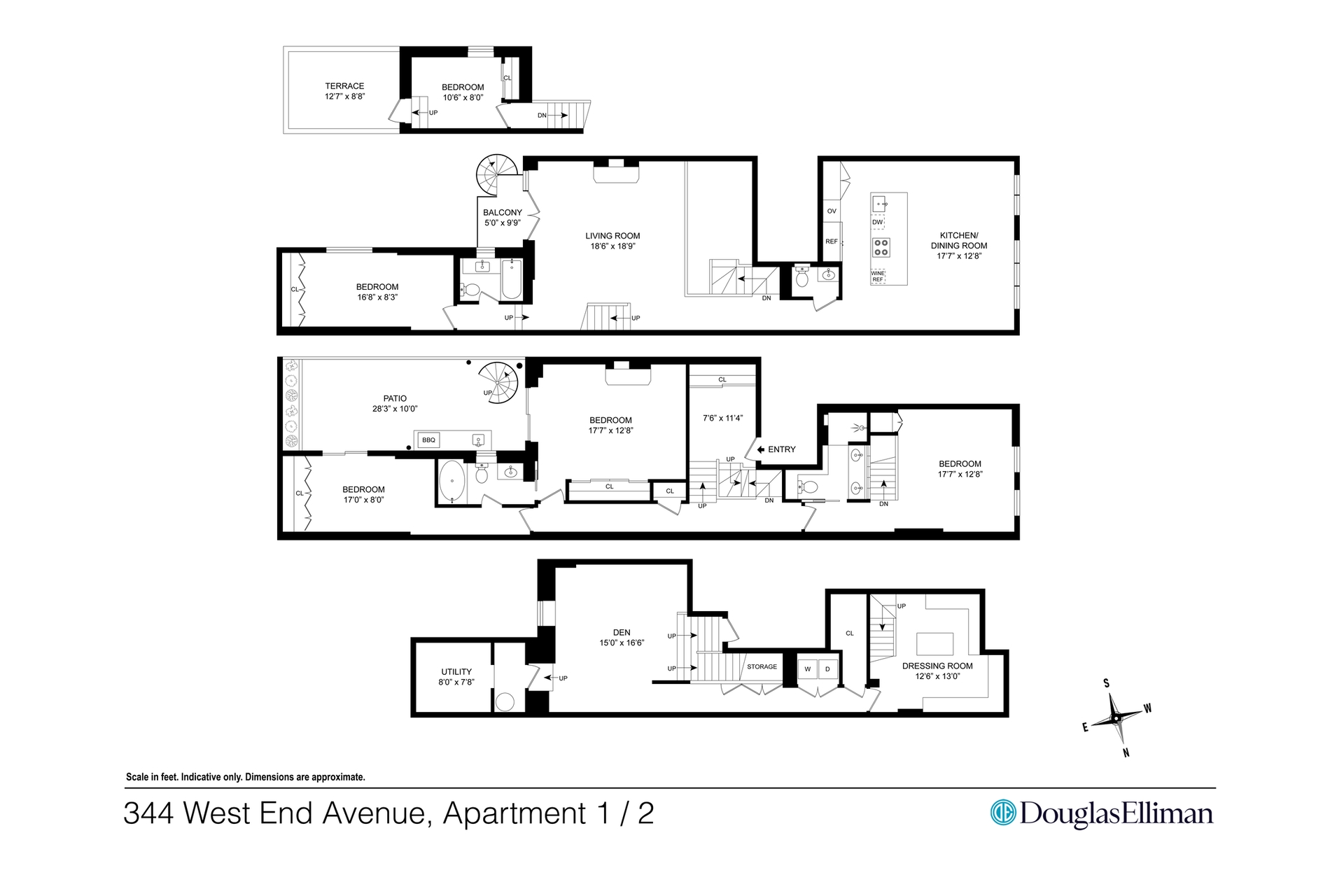 344 West End Avenue 1/2 Upper West Side New York NY 10024