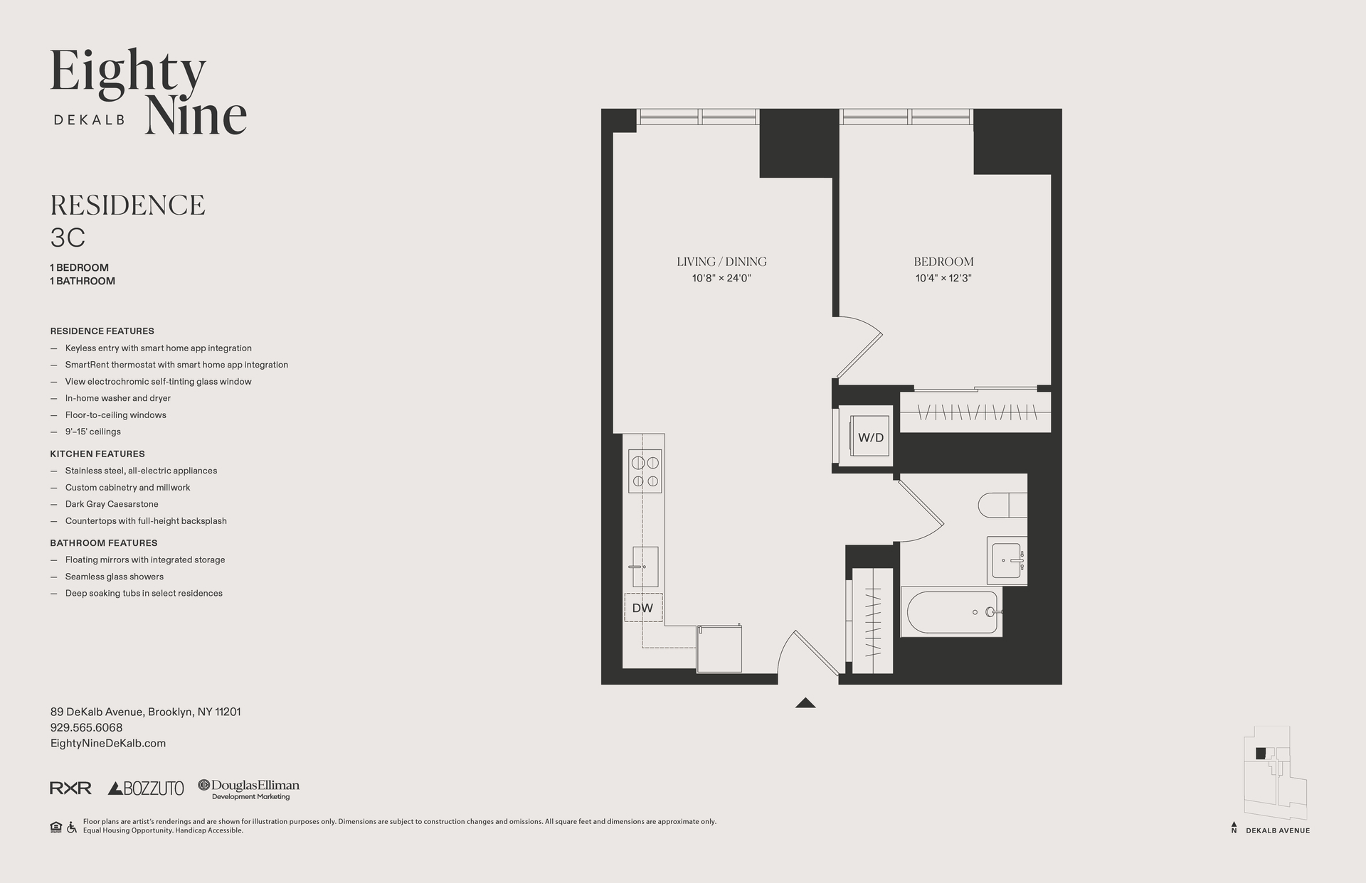 89 De Kalb Avenue 3C Fort Greene Brooklyn NY 11201