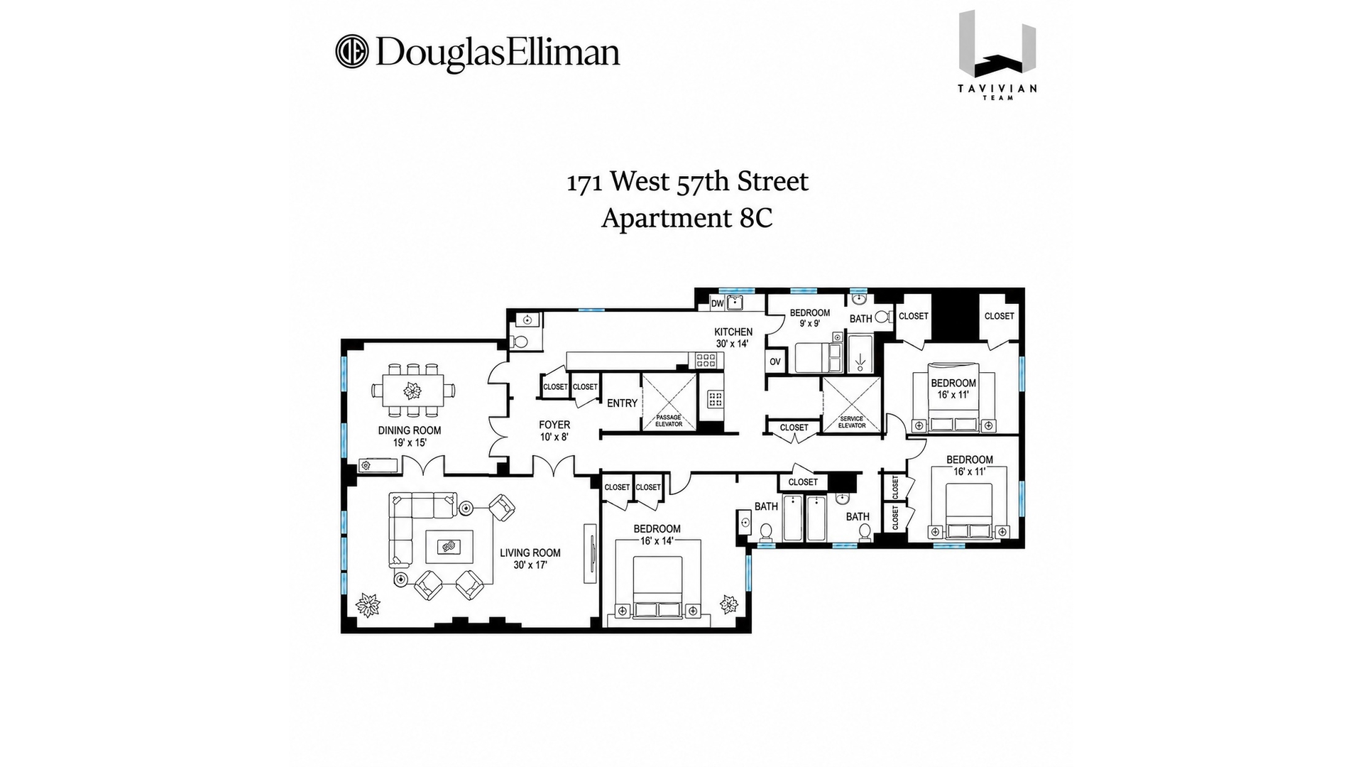 171 West 57th Street 8C Midtown West New York NY 10019