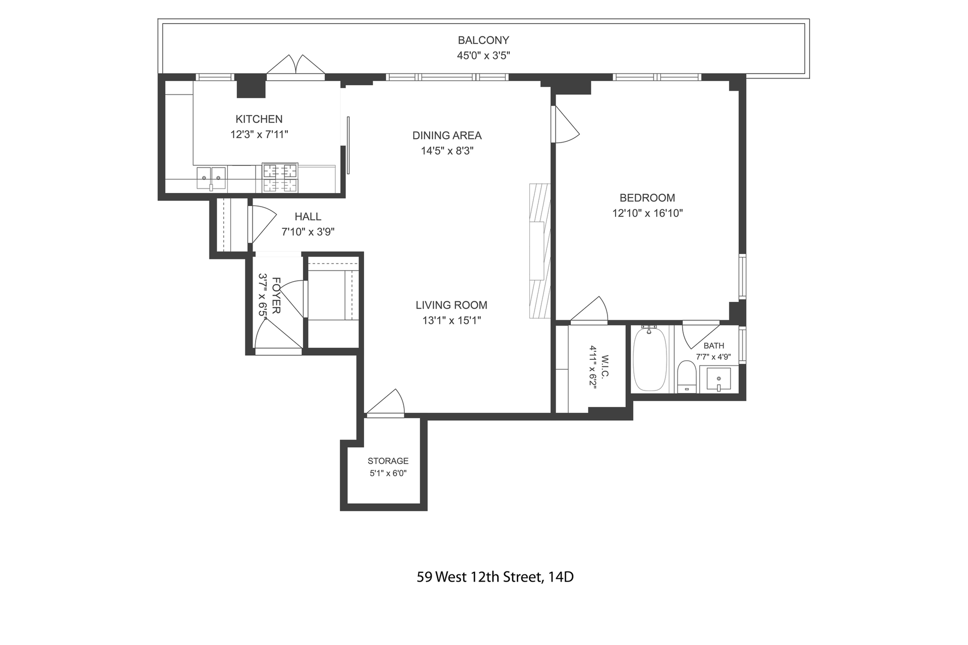 59 West 12th Street 14D Greenwich Village New York NY 10011