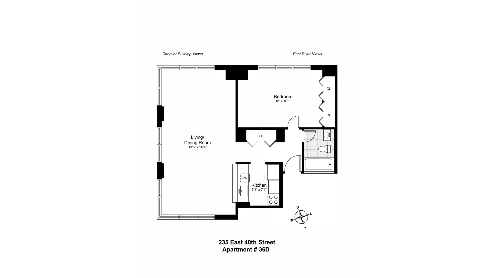 235 East 40th Street 36D Murray Hill New York NY 10016