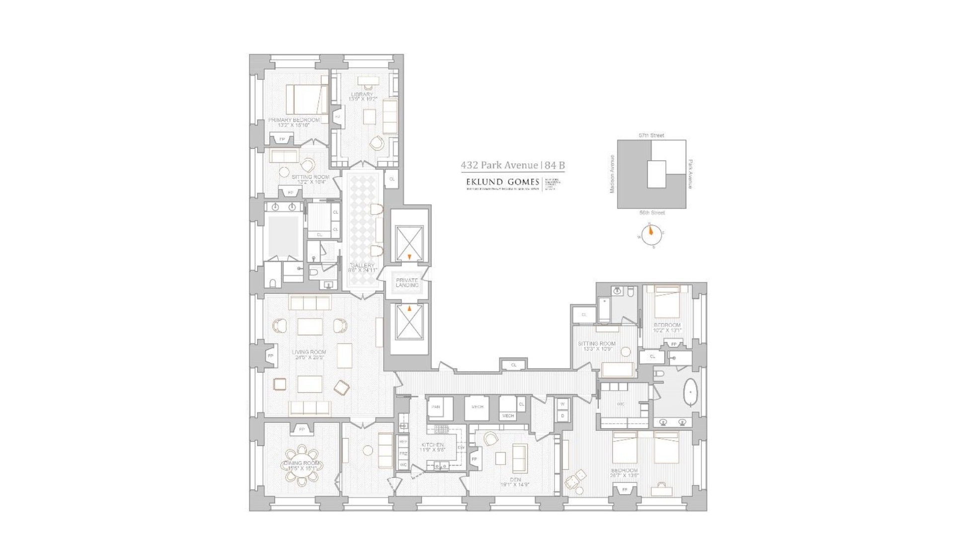 432 Park Avenue 84B Midtown East New York NY 10022