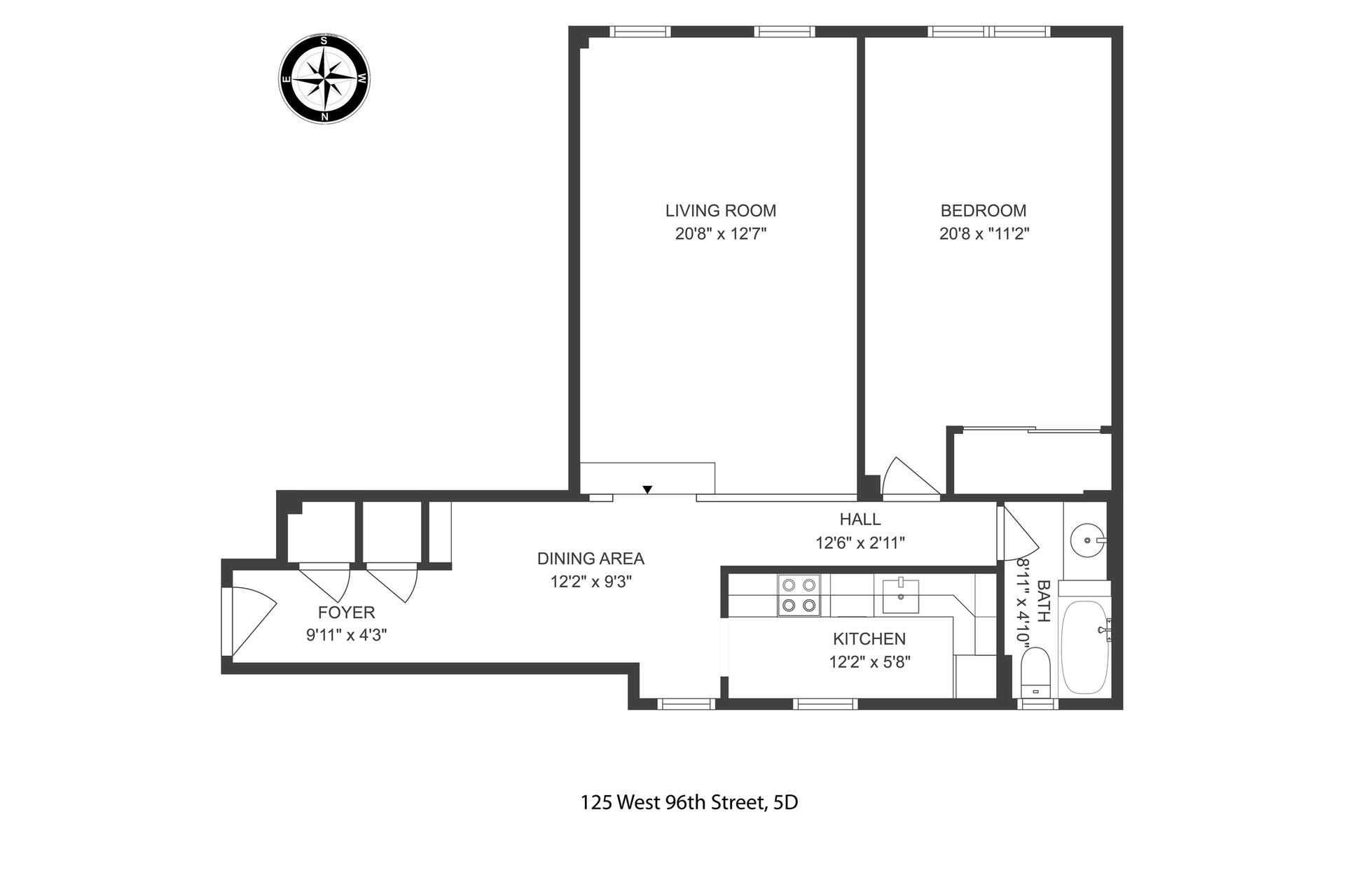 125 West 96th Street 5D Upper West Side New York NY 10025