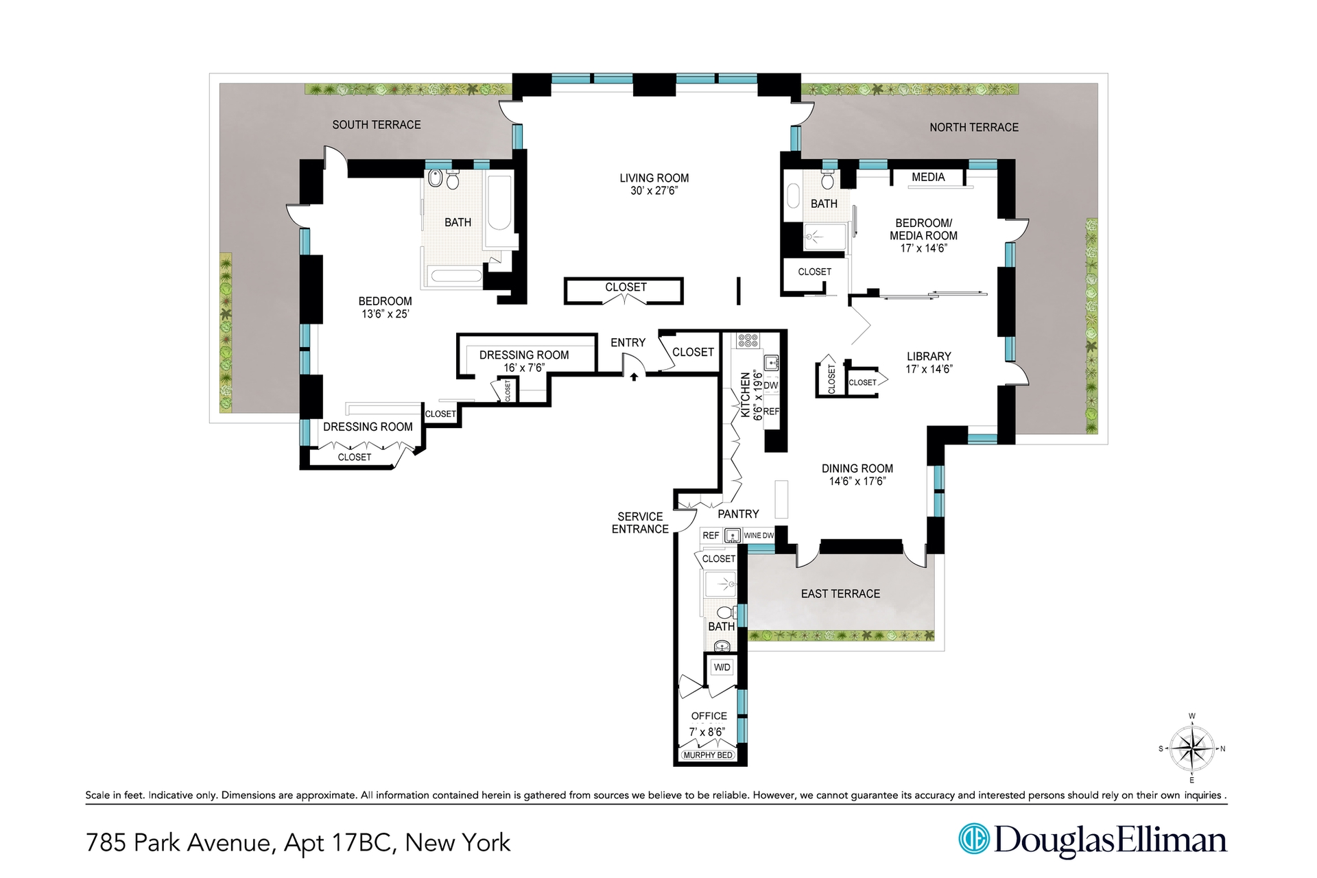 785 Park Avenue 17BC Upper East Side New York NY 10021