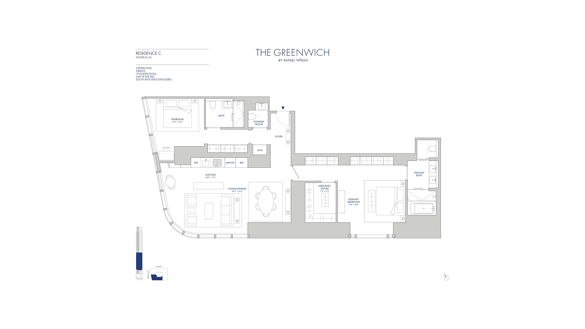 125 Greenwich Street 25C Financial District New York NY 10006