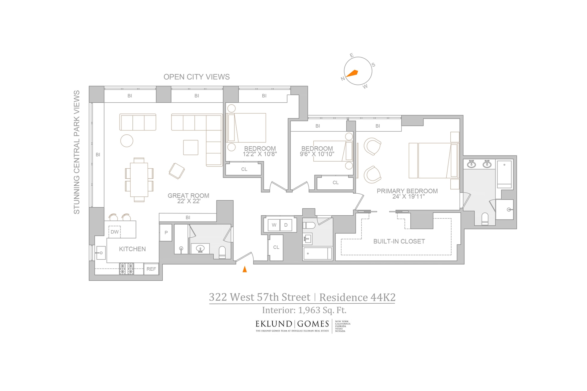 322 West 57th Street 44K2 Clinton New York NY 10019