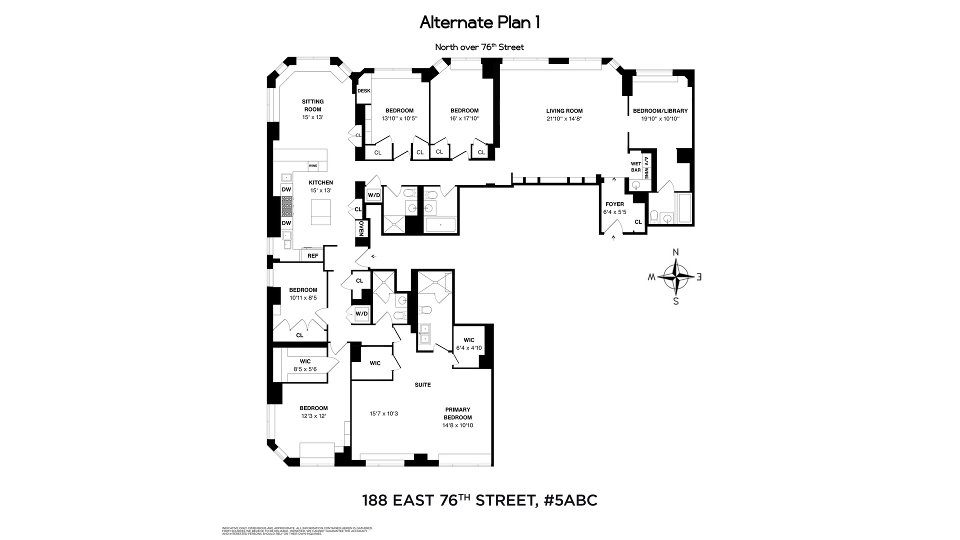 188 East 76th Street 5ABC Upper East Side New York NY 10021