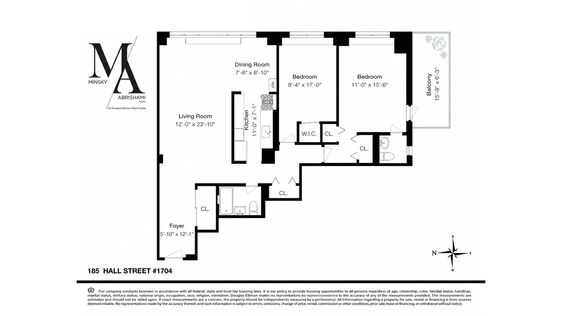 185 Hall Street 1704 Clinton Hill Brooklyn NY 11205