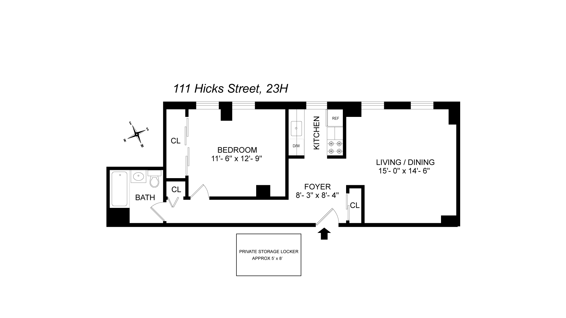 111 Hicks Street 23H Brooklyn Heights Brooklyn NY 11201