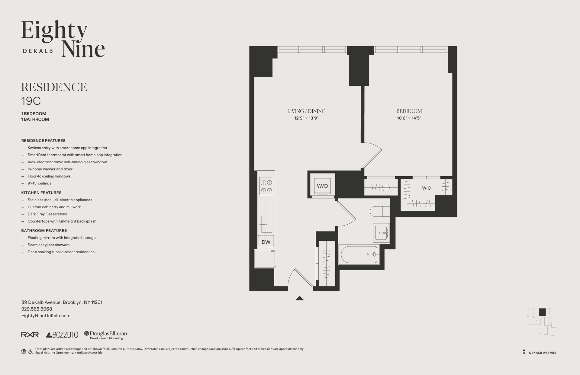 89 De Kalb Avenue 19C Fort Greene Brooklyn NY 11201